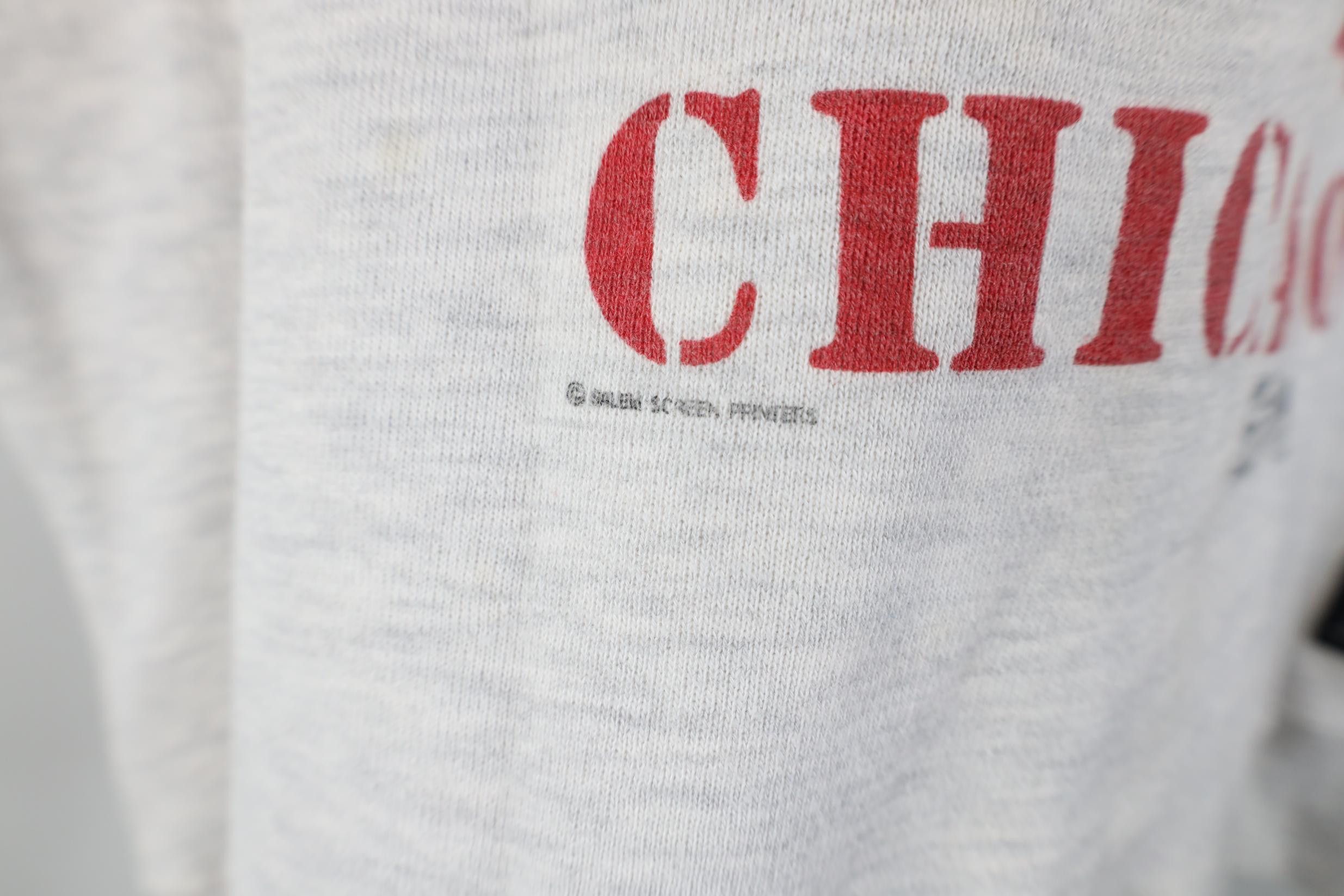 Vintage Vintage 90s Basketball Short Sleeve Sweatshirt Gray USA Size US L / EU 52-54 / 3 - 9 Thumbnail
