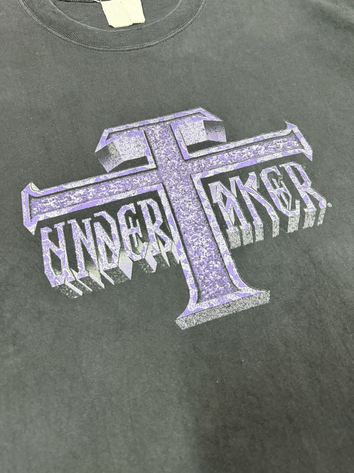 WWF Vtg🔥1998 UnderTaker Wwf The Lord Of Darkness Promo Tee Size US L / EU 52-54 / 3 - 15 Thumbnail