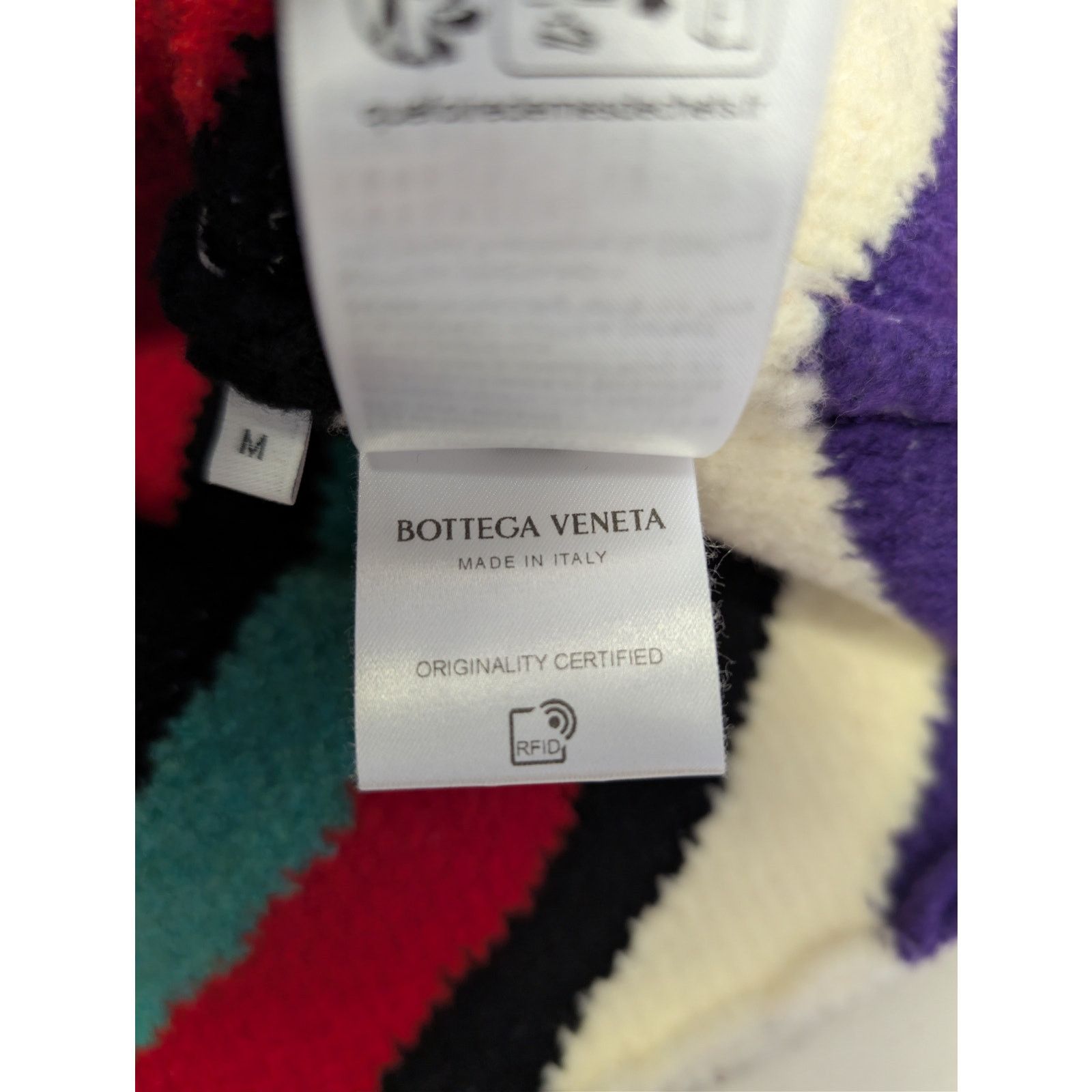 Bottega Veneta o1rshd1 Striped Loopy Knit Wool-Blend Sweater in Multicolor Size US M / EU 48-50 / 2 - 21 Thumbnail