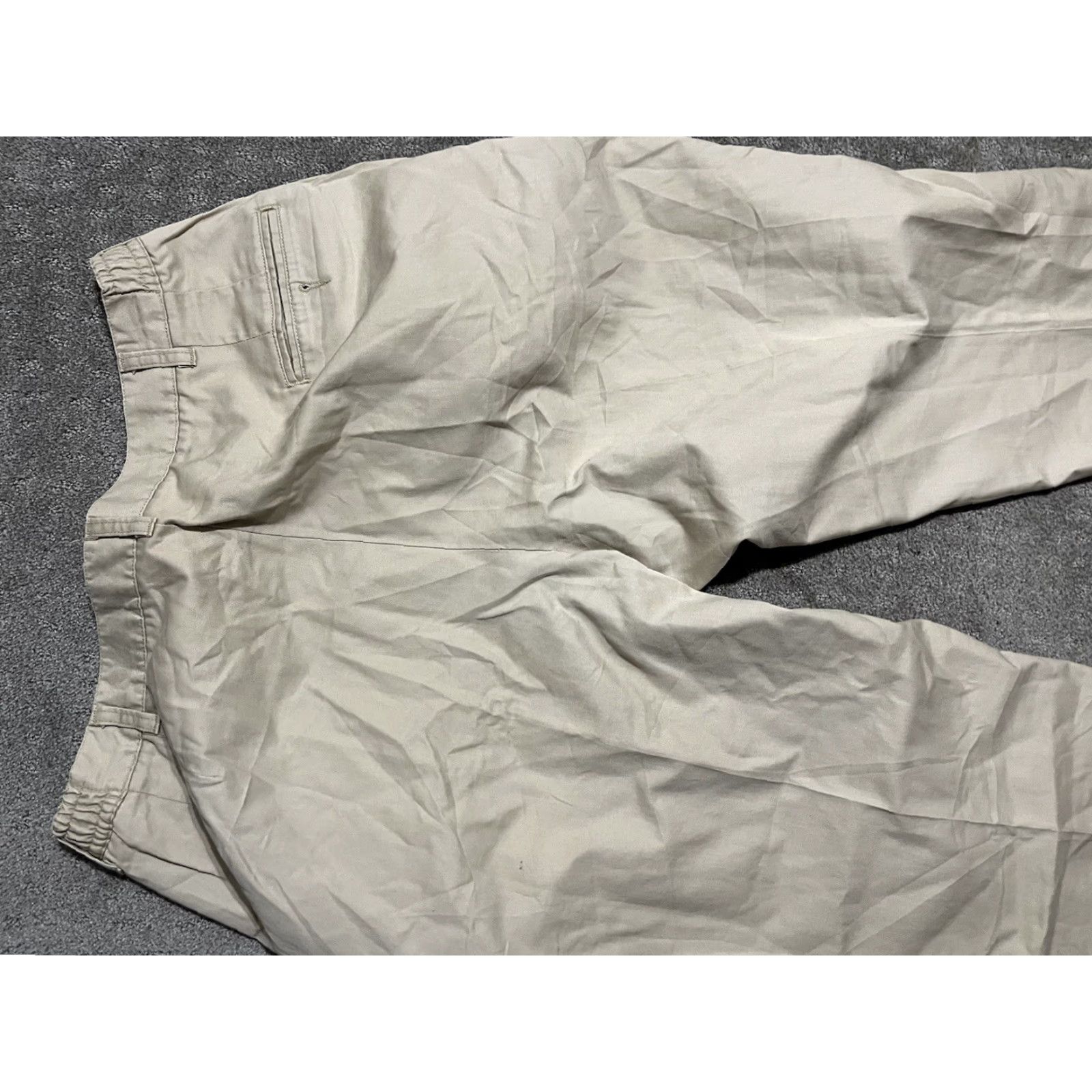 Vintage VINTAGE L.L. Bean Womens Pants Canvas Beige 18 Regular 30 Made In USA Chino Size 40" / US 18 - 4 Thumbnail