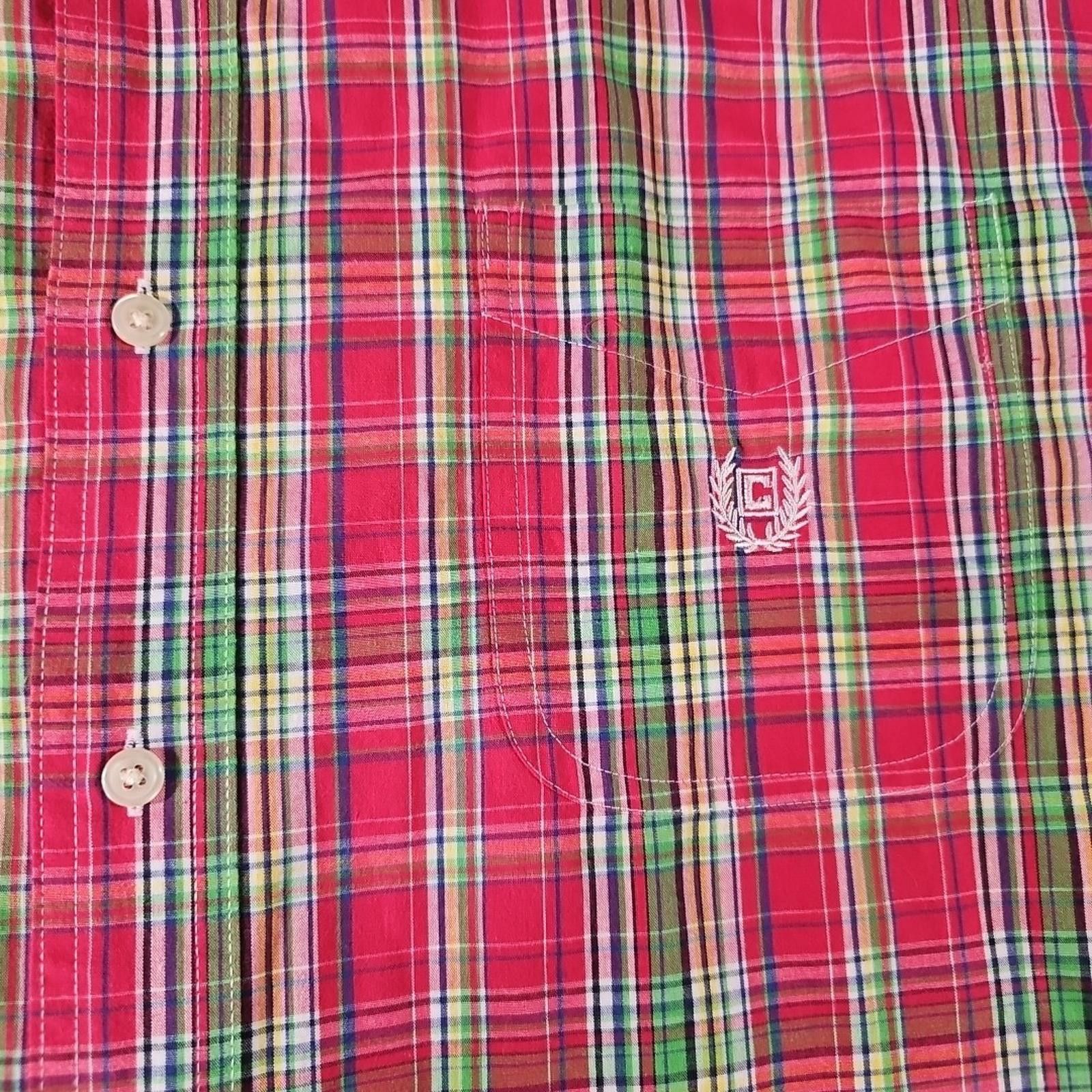 Chaps Chaps EasyCare XL ShortSleeve Button Down Embroidered Pocket Size US XL / EU 56 / 4 - 2 Thumbnail