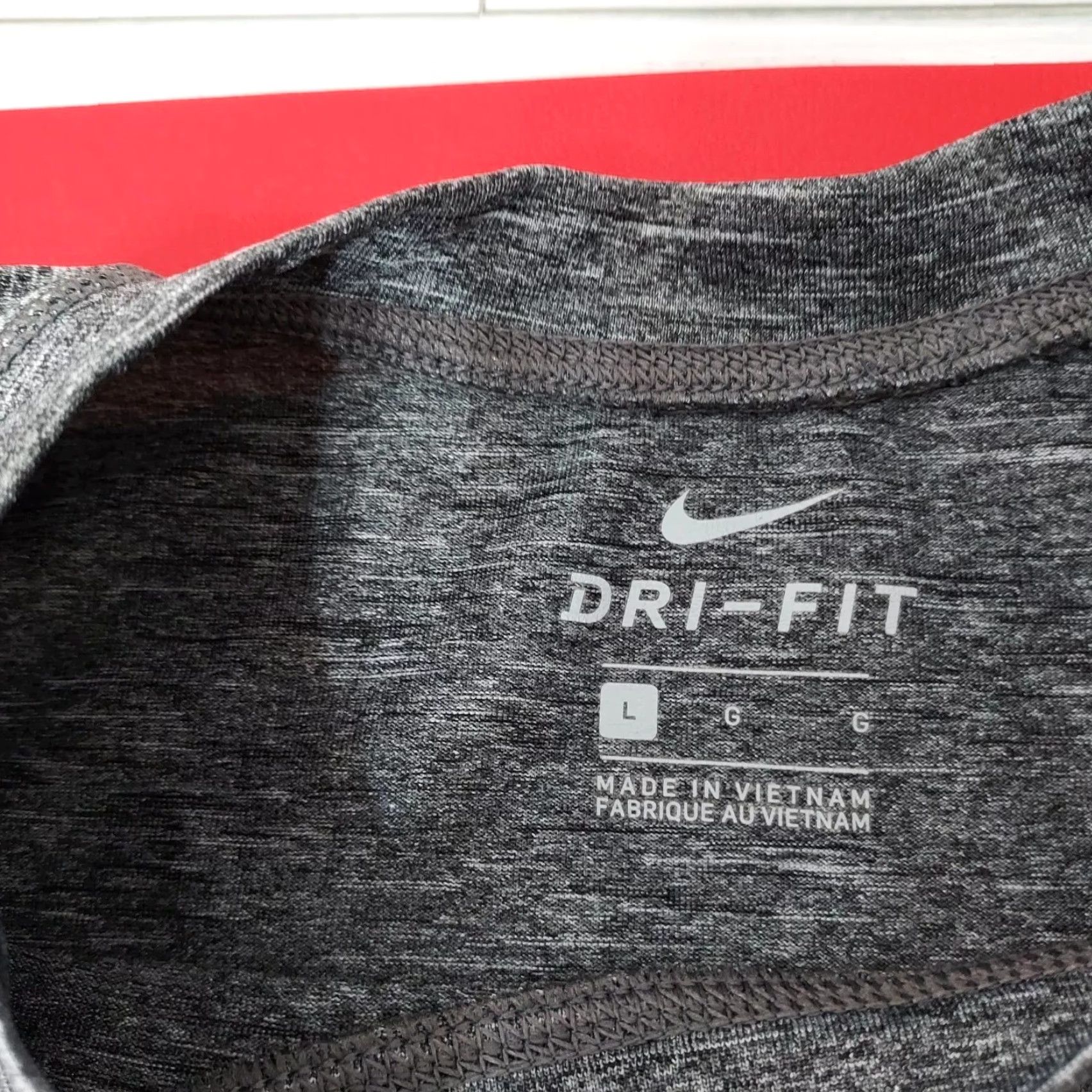 Nike Nike Dri-FIT Men's Gray Short Sleeve T-Shirt Activewear L Size US L / EU 52-54 / 3 - 7 Thumbnail