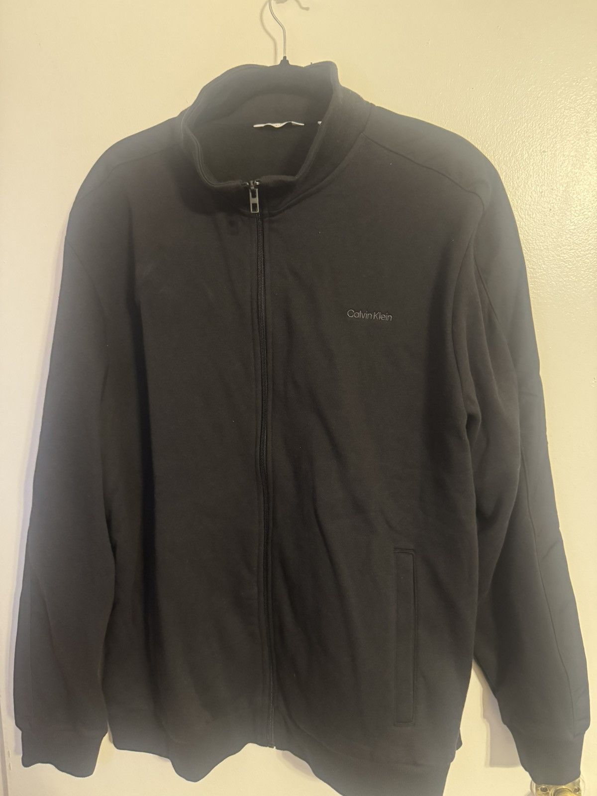 Calvin Klein Calvin Klein Men’s XXL Black Full Zip Jacket Lightweight Size US XXL / EU 58 / 5 - 1 Thumbnail
