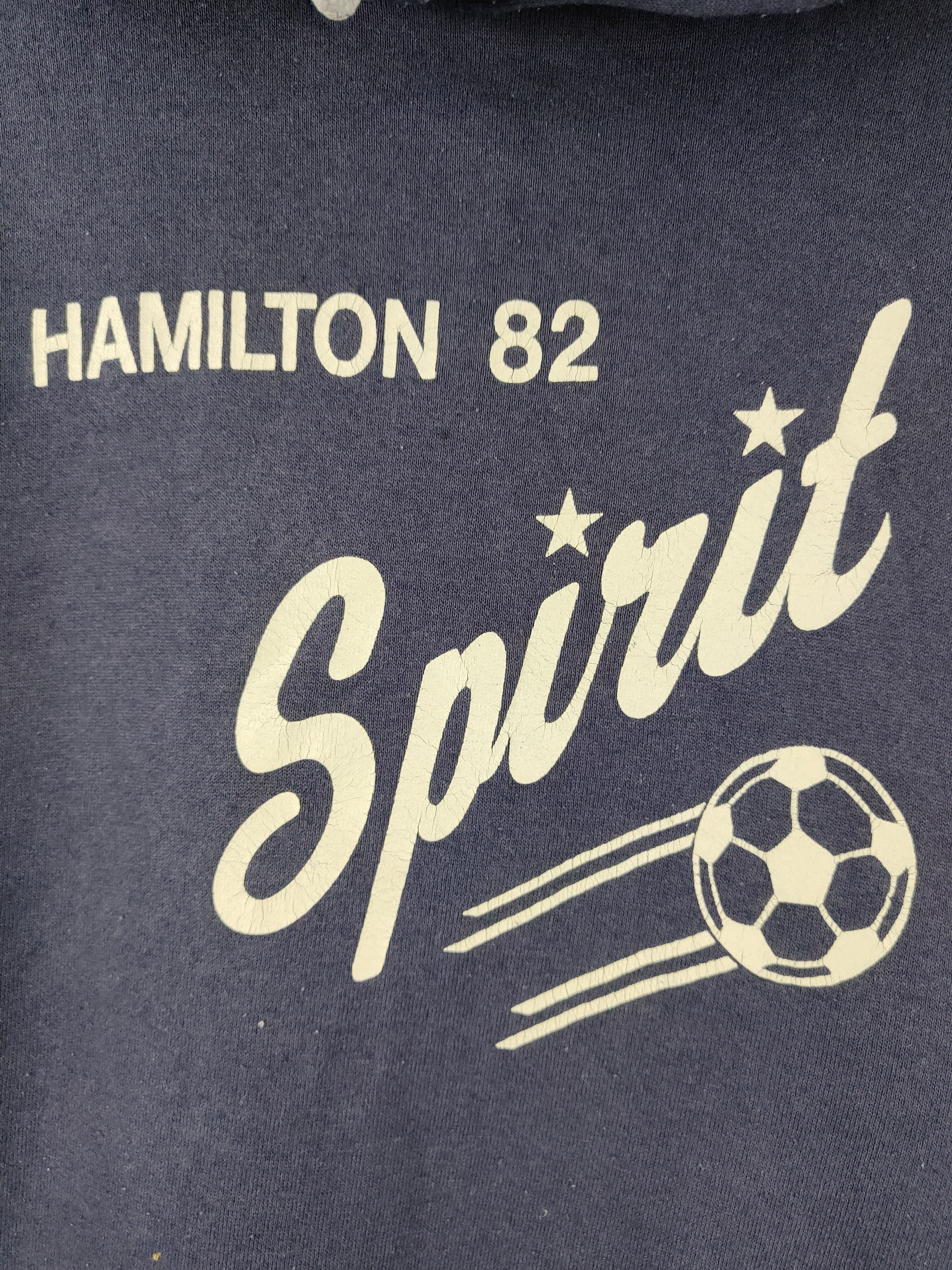 Vintage 82' Hamilton Spirit vintage Faded Hoodie Sweatshirts #S2130 Size US XL / EU 56 / 4 - 2 Thumbnail