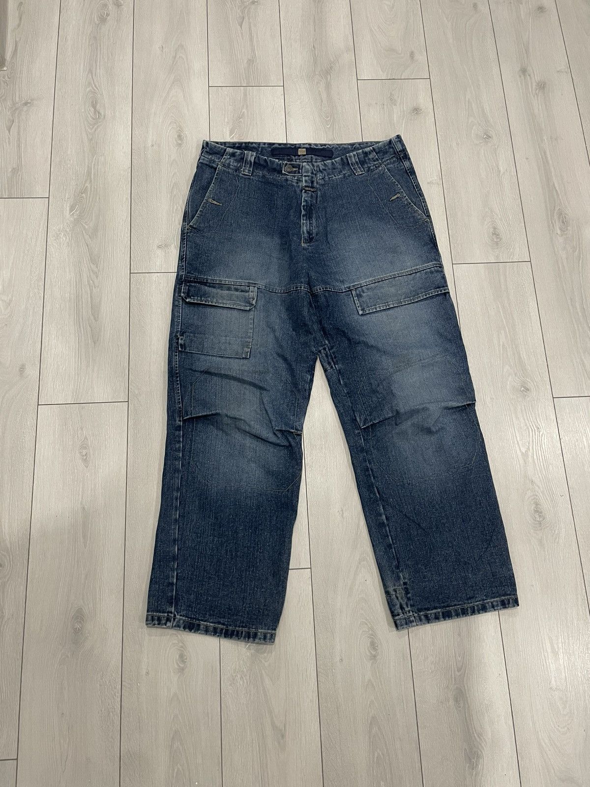 90s CARGO DENIM PANTS Y2K Marithe Francois Girbaud Jeans OLD
