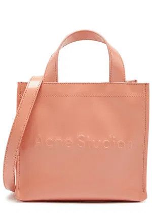 Acne Studios o1y0725 Size : OS / Logo Handbag in Salmon Pink Size ONE SIZE - 1 Thumbnail