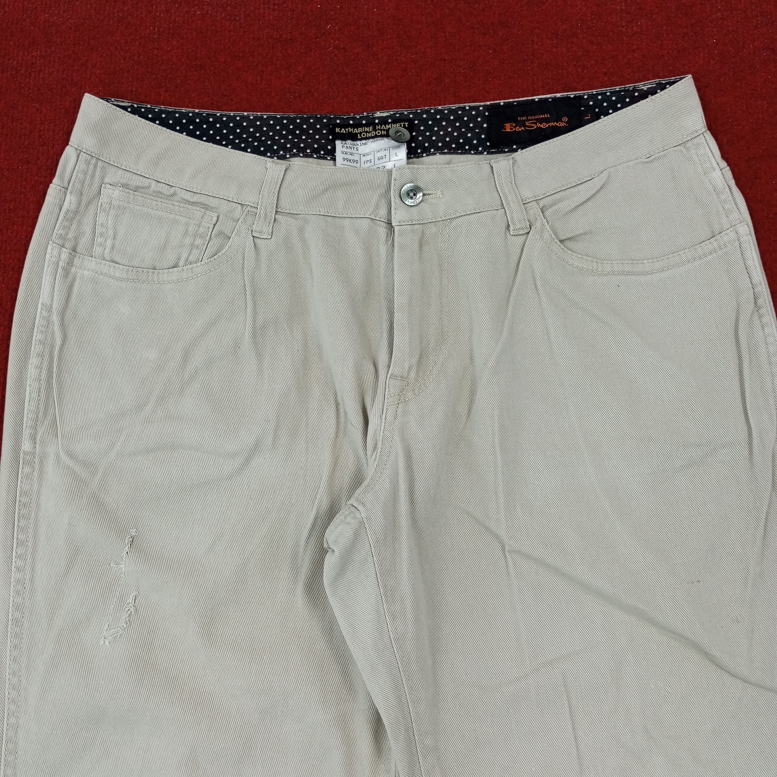 Ben Sherman × Katharine Hamnett London × Vintage Katharine Hamnett London Ben Sherman Streetwear Pants Size US 32 / EU 48 - 2 Thumbnail