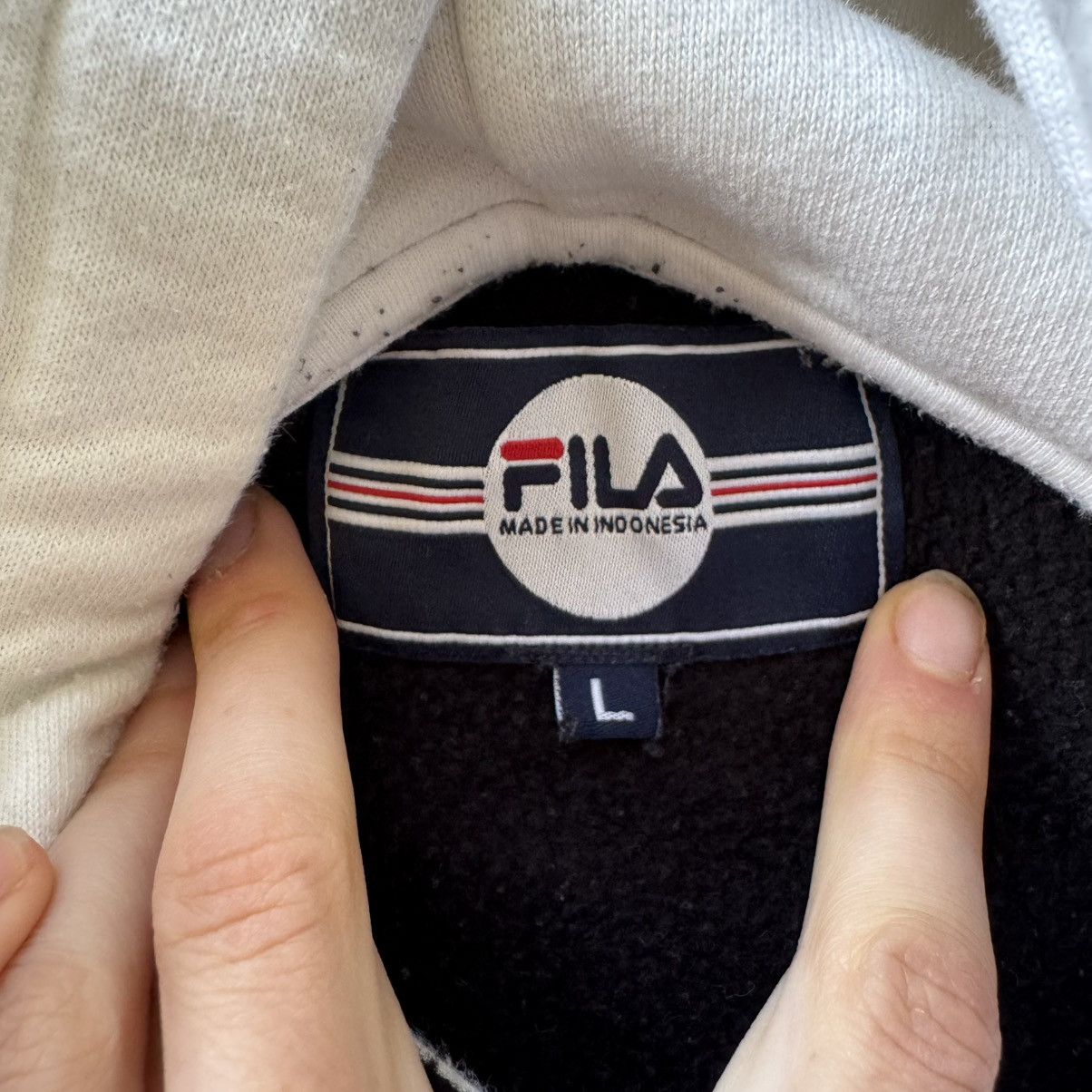 Fila Fila Colorblock Fleece Hoodie Size US L / EU 52-54 / 3 - 4 Thumbnail