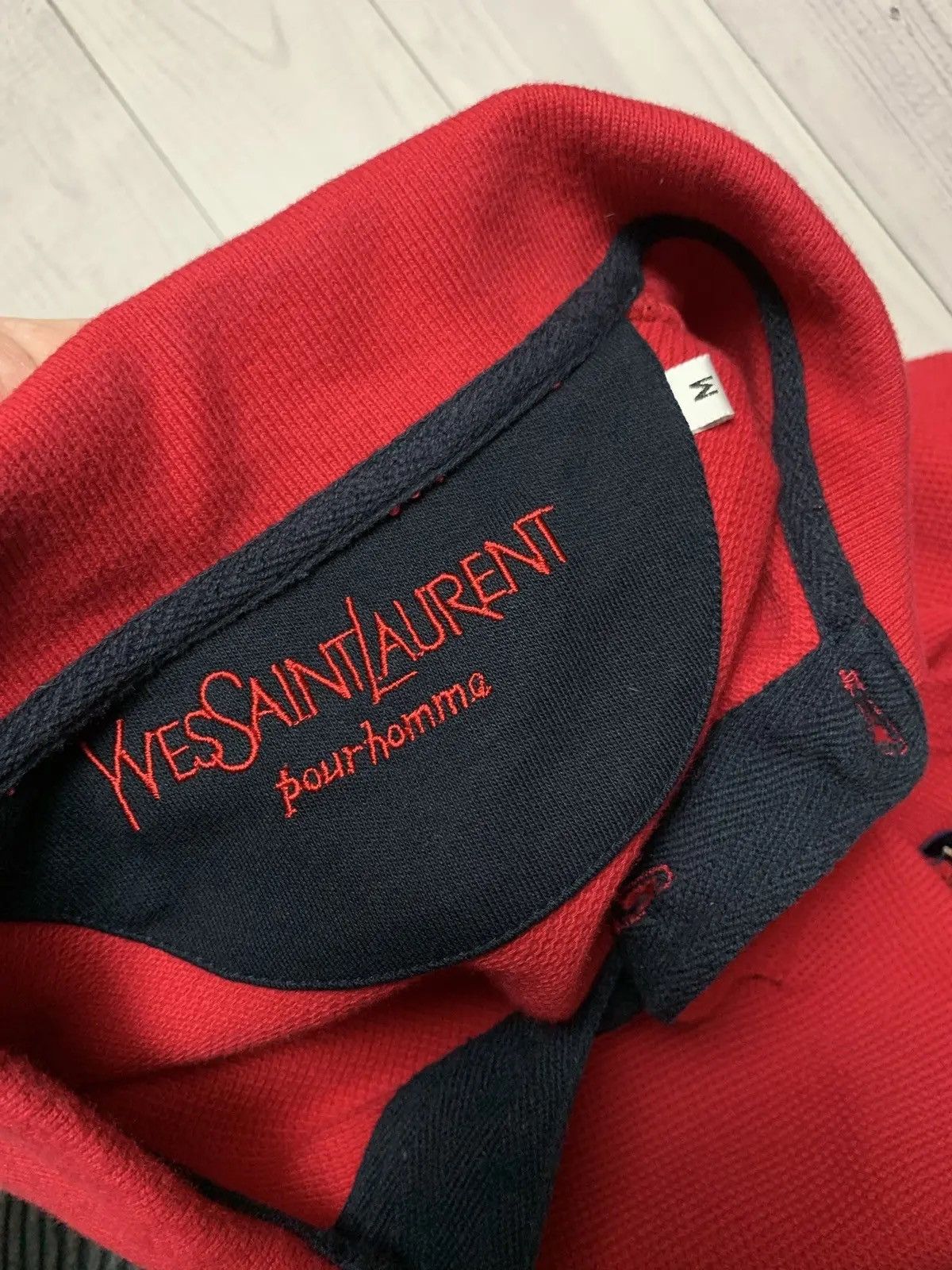 Vintage Vintage Yves Saint Laurent sweatshirt rugby polo golf rare Size US L / EU 52-54 / 3 - 6 Thumbnail