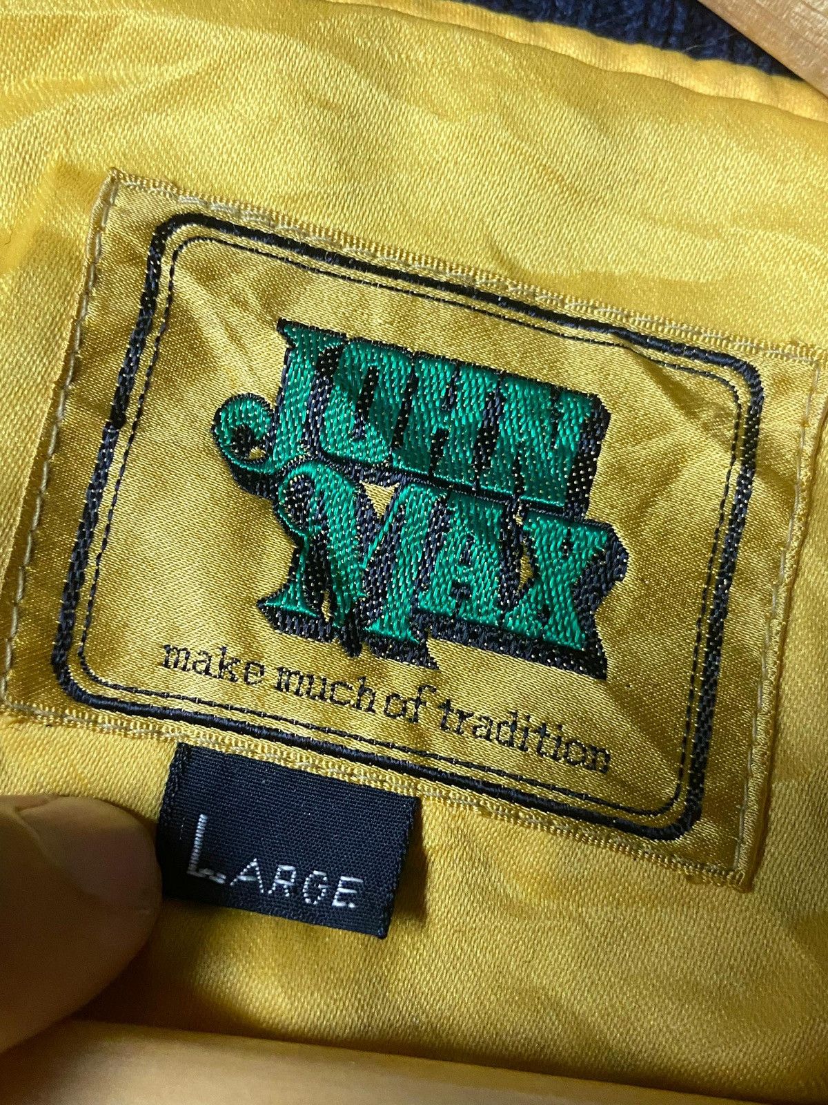 Japanese Brand John Max Wool Varsity Jacket with Leather Sleeve (159) Size US L / EU 52-54 / 3 - 8 Thumbnail