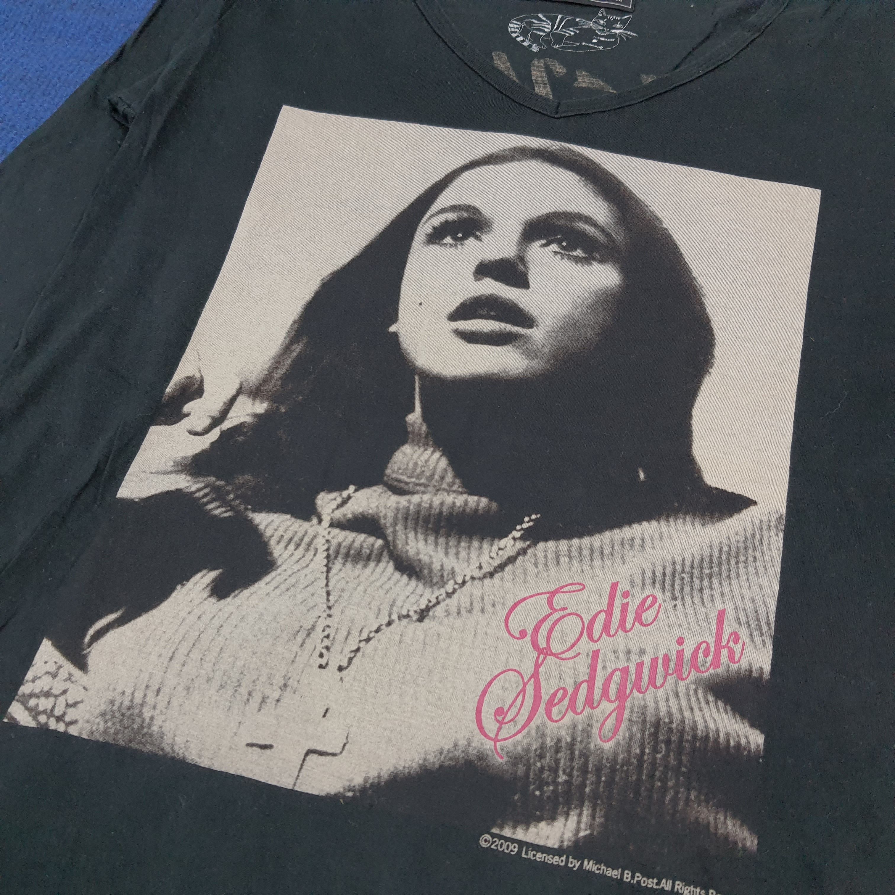 Hysteric Glamour Vintage Hysteric Glamour x Edie Sedgwick Graphic Tee C285N27 Size XS / US 0-2 / IT 36-38 - 2 Thumbnail