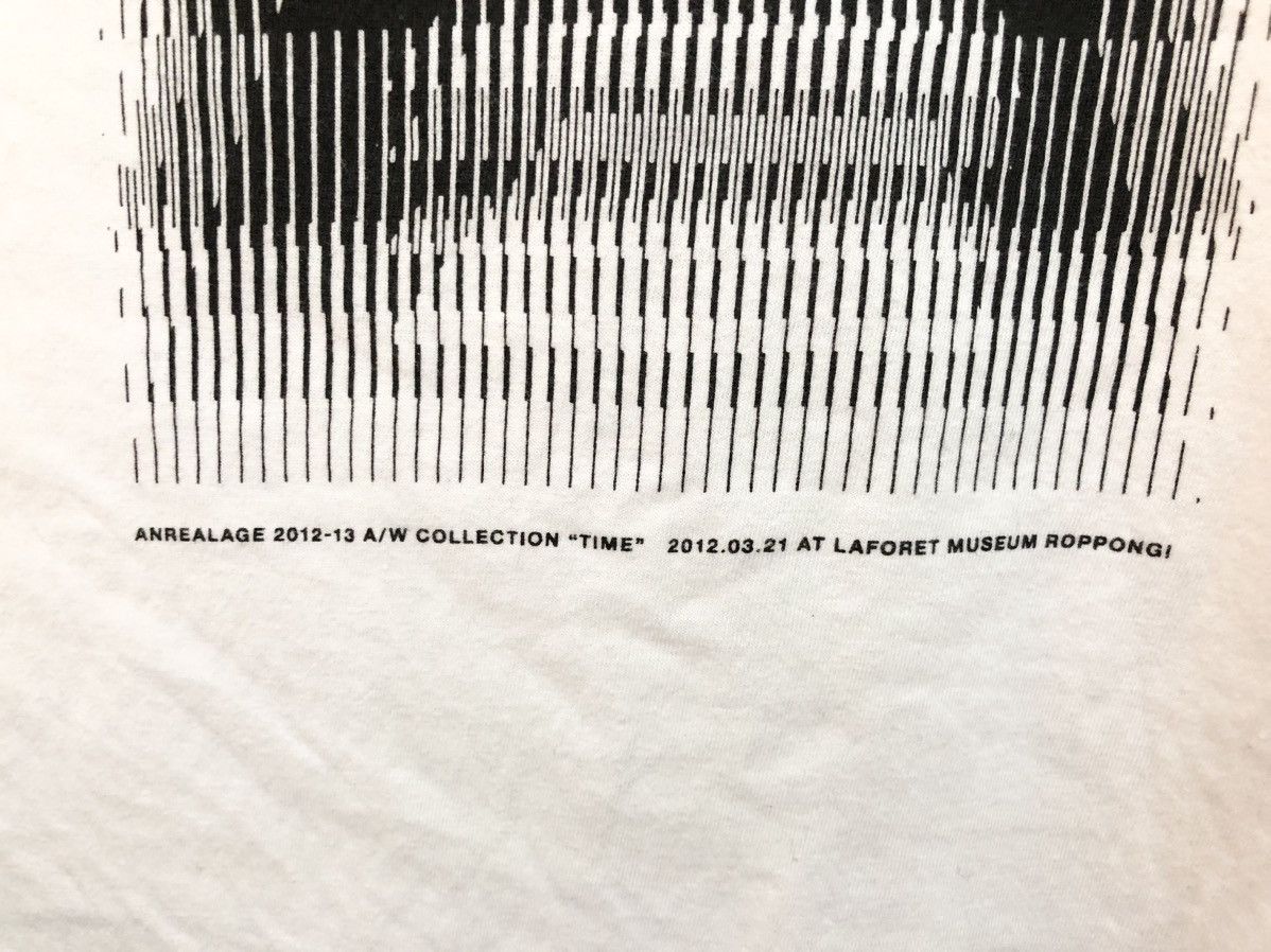 ANREALAGE ARCHIVE 🔥 2012-13 A/W COLLECTION “TIME” EXHIBITION PROMO TEE Size US L / EU 52-54 / 3 - 6 Thumbnail
