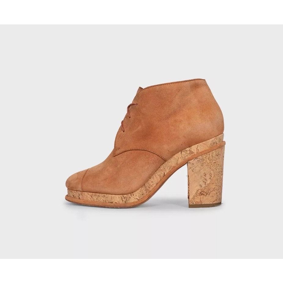 Chanel Chanel Brown Suede Lace-Up Ankle Boots - Size 39 Size US 8 / IT 38 - 1 Thumbnail