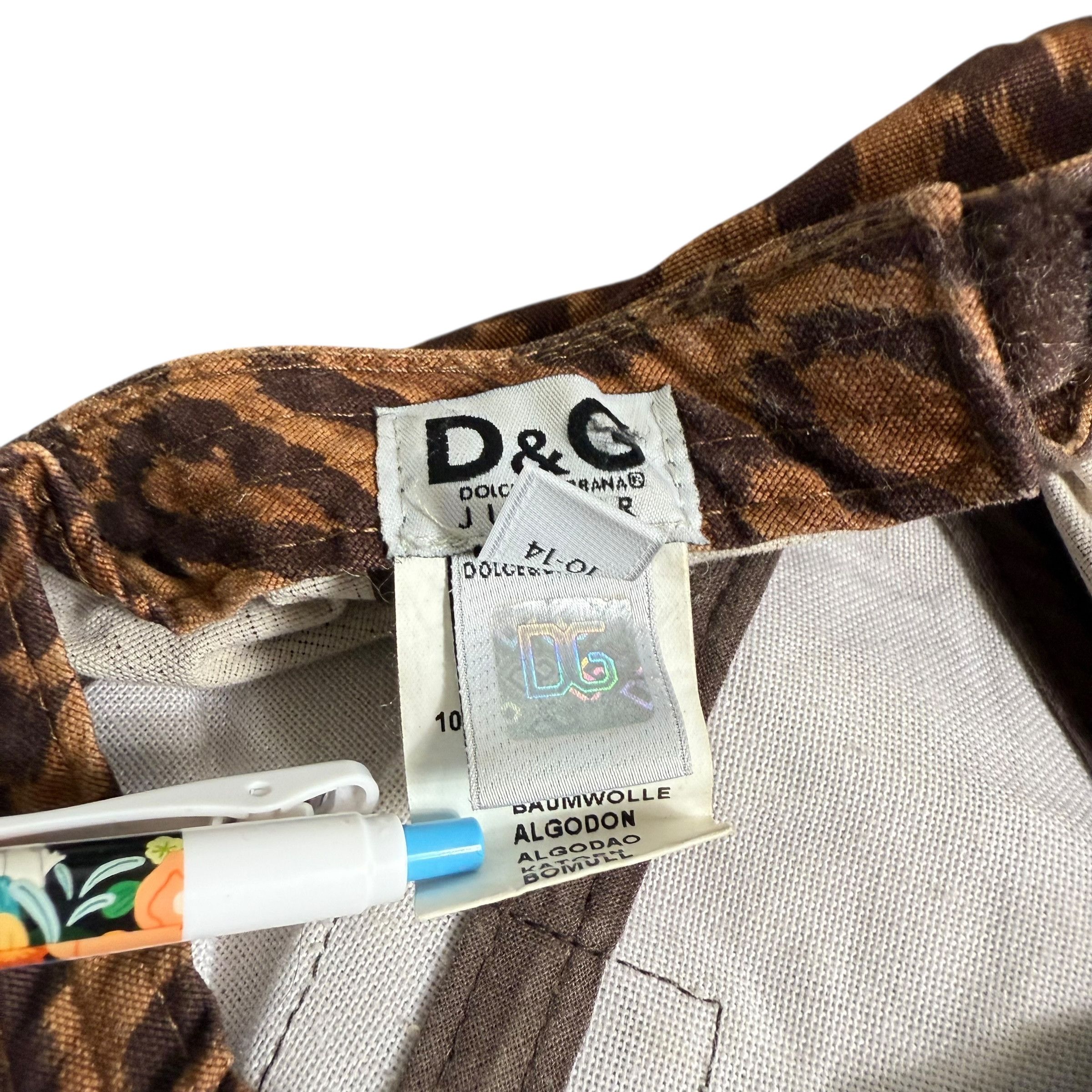 Dolce & Gabbana 🔥RARE🔥D&G Dolce & Gabbana Junior Leopard Adjustable Cap Size ONE SIZE - 10 Thumbnail