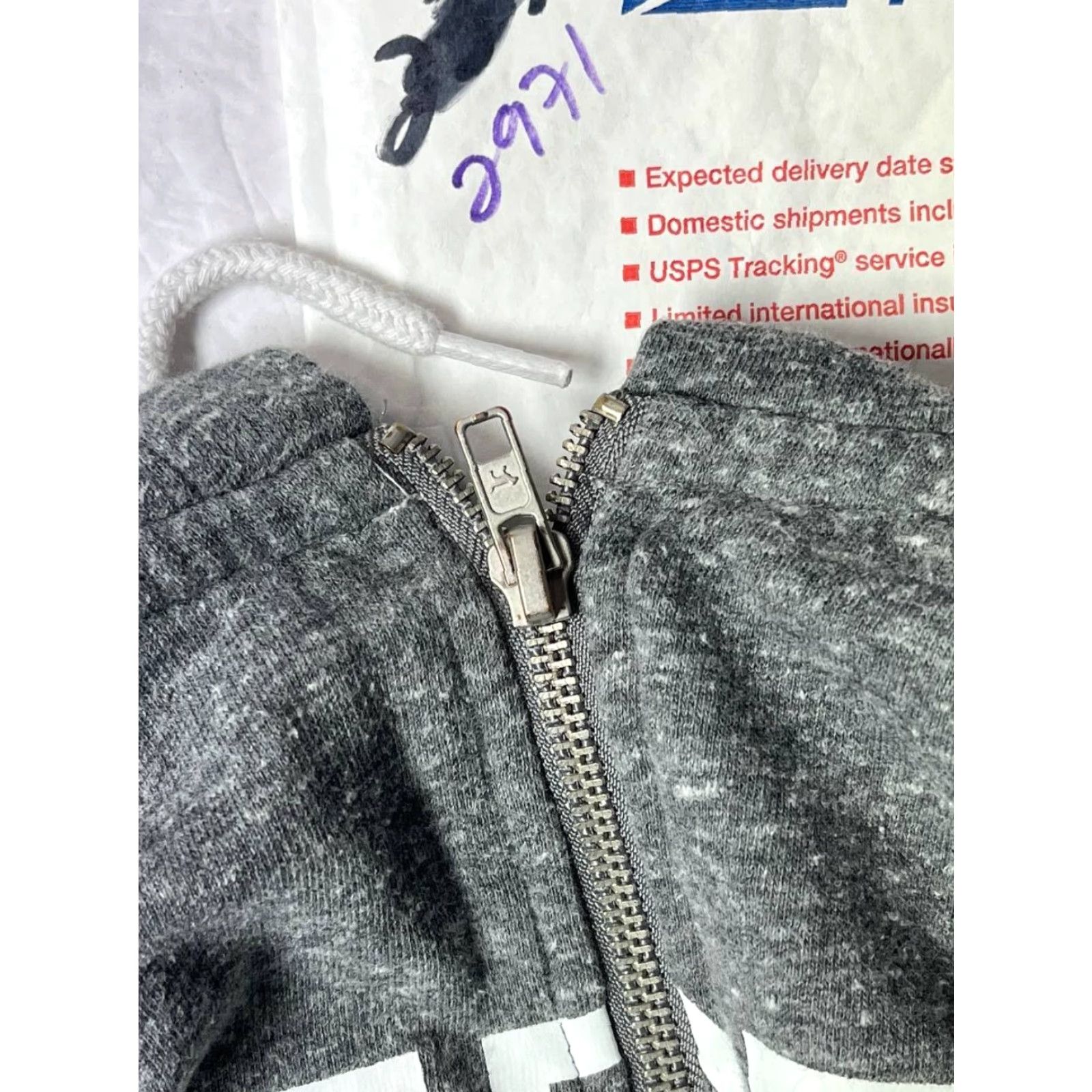 Victoria's Secret Victoria's Secret PINK Hoodie Full Zip Gray Women S Small Peace Love Activewear Charcoal Zip Size S / US 4 / IT 40 - 8 Thumbnail