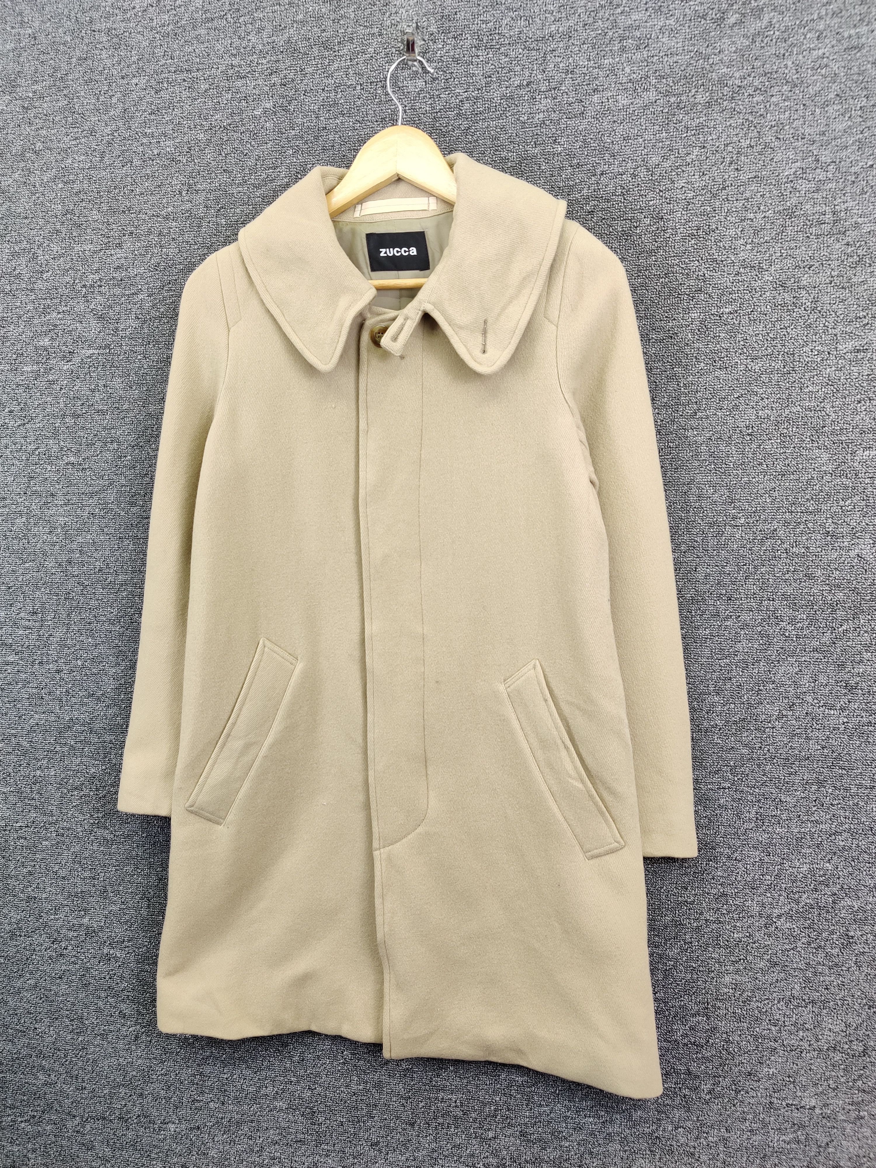 CABANE de ZUCCa Vintage Issey Miyake Zucca Wool Long Coat Size US S / EU 44-46 / 1 - 2 Thumbnail