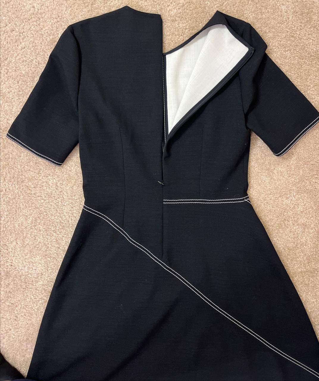 Stella McCartney Stella McCartney Topstitch Asymmetrical Dress Size M / US 6-8 / IT 42-44 - 7 Thumbnail