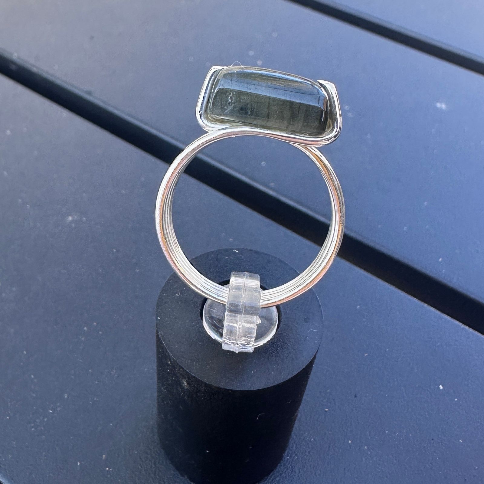 The Unbranded Brand Labradorite Madagascar Sterling Silver Ring Size 8 Size ONE SIZE - 9 Thumbnail