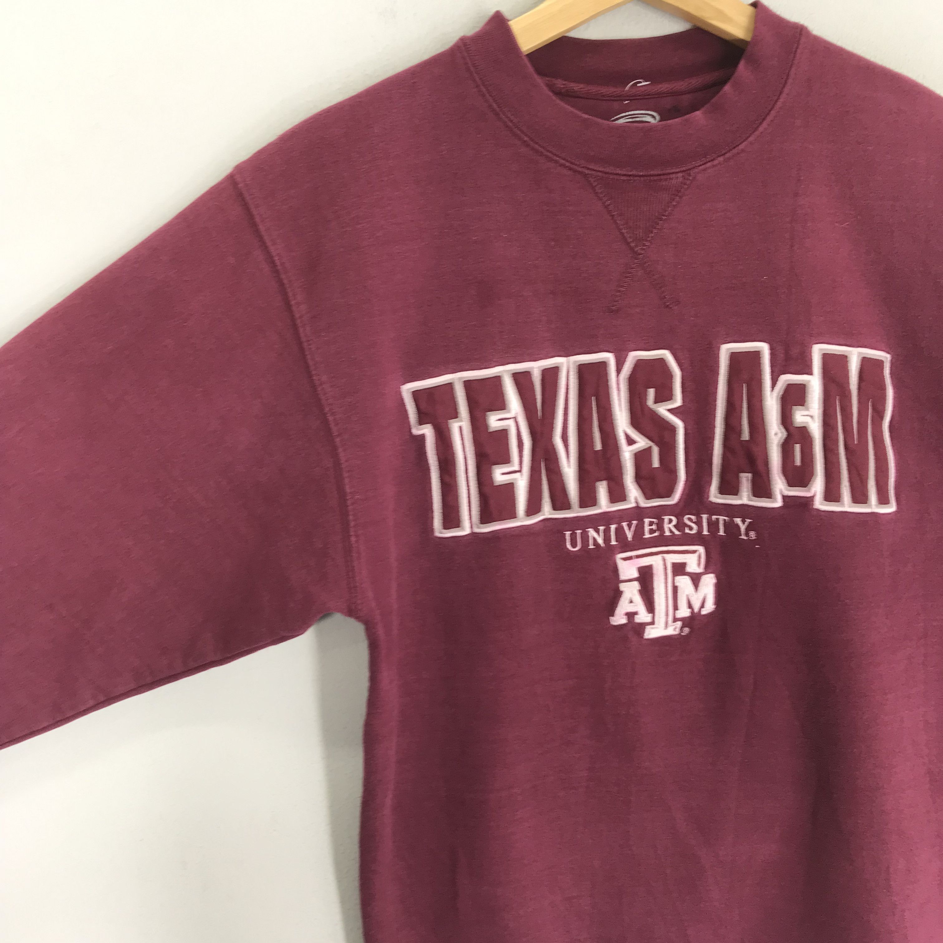 Vintage Vintage Texas A&M University Maroon Sweatshirt - 271 Size US S / EU 44-46 / 1 - 4 Thumbnail