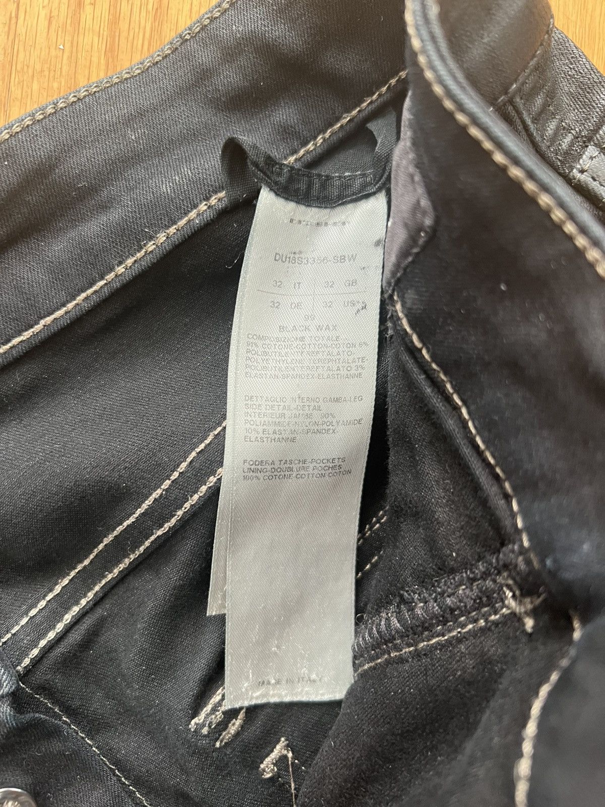 Rick Owens Rick Owens Waxed Memphis Denim Size US 32 / EU 48 - 5 Thumbnail