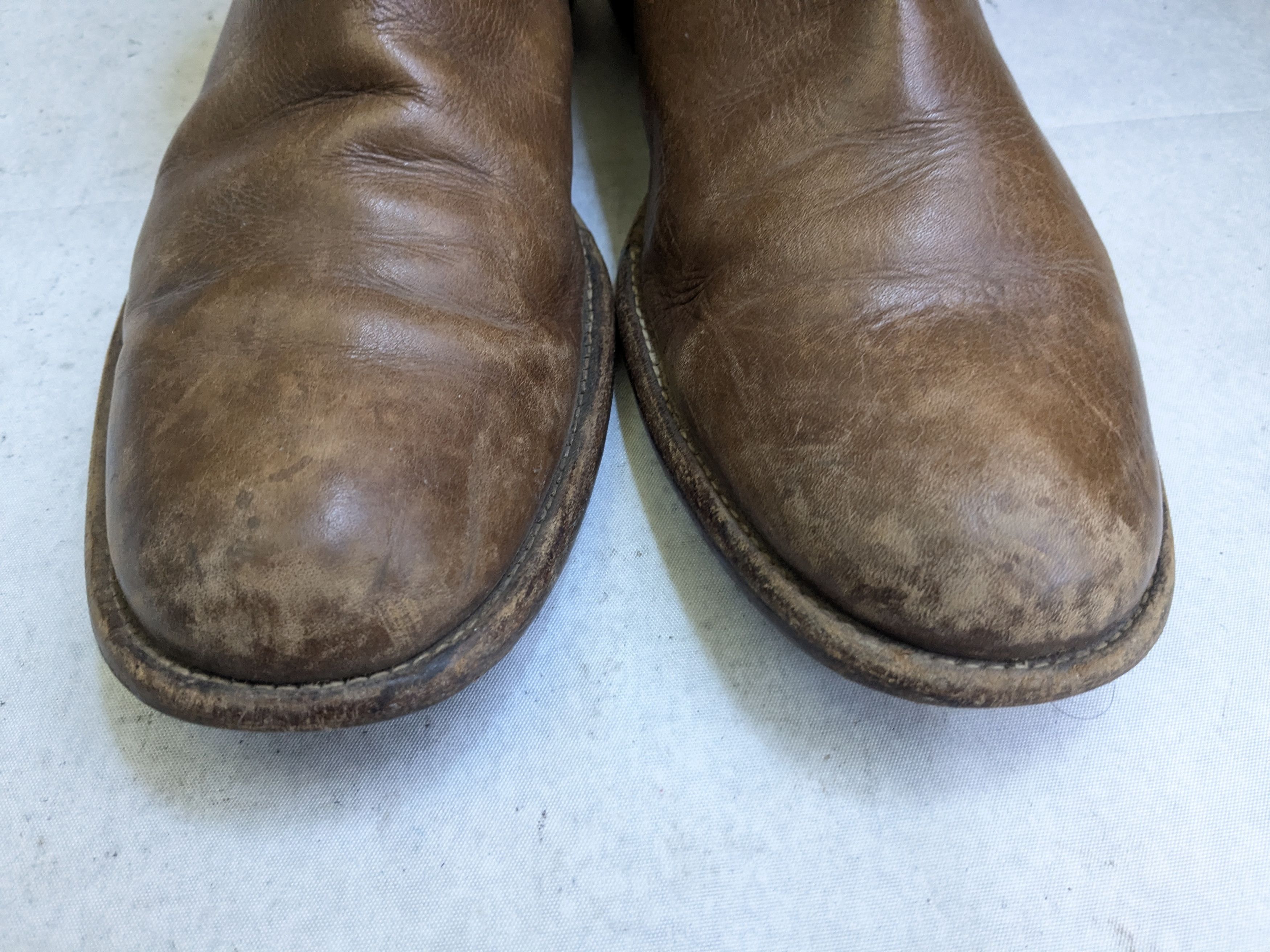 Frye Frye Harness Boots Brown Leather 10.5 D Buckle Size US 10.5 / EU 43-44 - 3 Thumbnail
