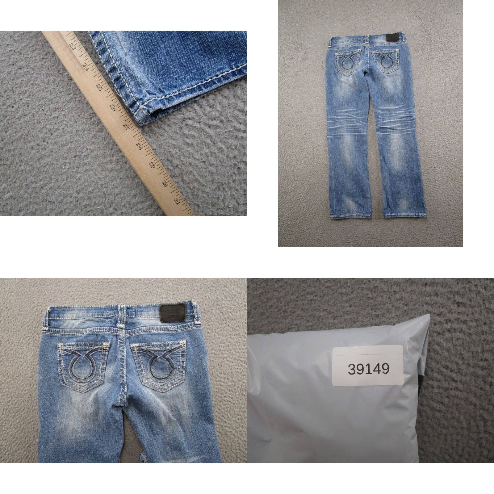 Vintage BIG STAR Liv Capri Jeans Womens Size 28 Blue Denim 5-Pocket Design Regular Rise Stars Vintage: No Size 28" / US 6 / IT 42 - 9 Thumbnail