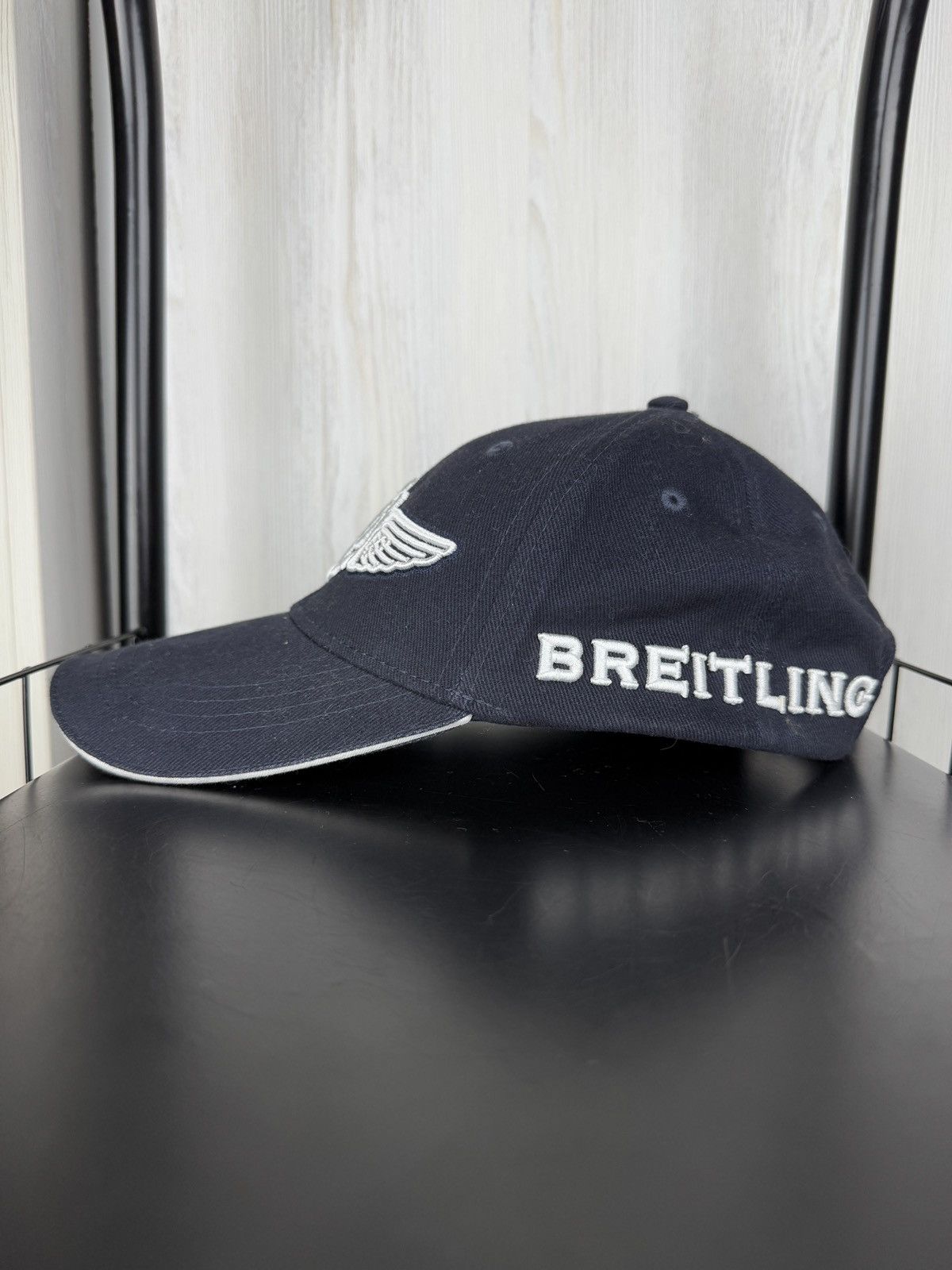 Breitling Vintage 90s Breitling AIR T4 Logo Baseball Cap Rolex Cartier Size ONE SIZE - 2 Thumbnail