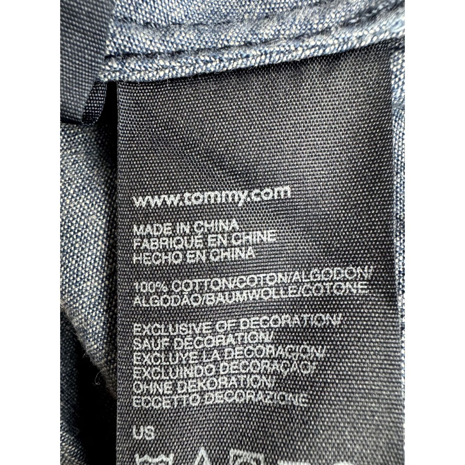 Tommy Hilfiger Tommy Hilfiger Womens denim blue dress XS A-Line Knee Length Dress Size XS / US 0-2 / IT 36-38 - 8 Thumbnail