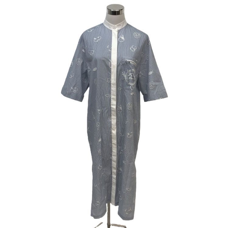 Fendi Fendi Striped Logo Embroidered Midi Dress Size 38 Size XS / US 0-2 / IT 36-38 - 1 Thumbnail