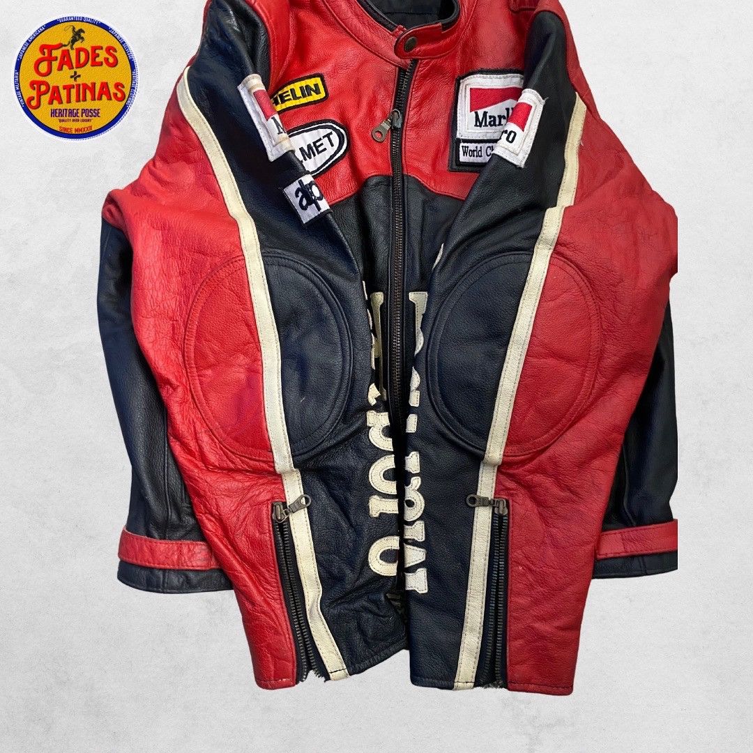 Marlboro Late 80s - Early 90s Marlboro Racing Leather Jacket Size US M / EU 48-50 / 2 - 5 Thumbnail