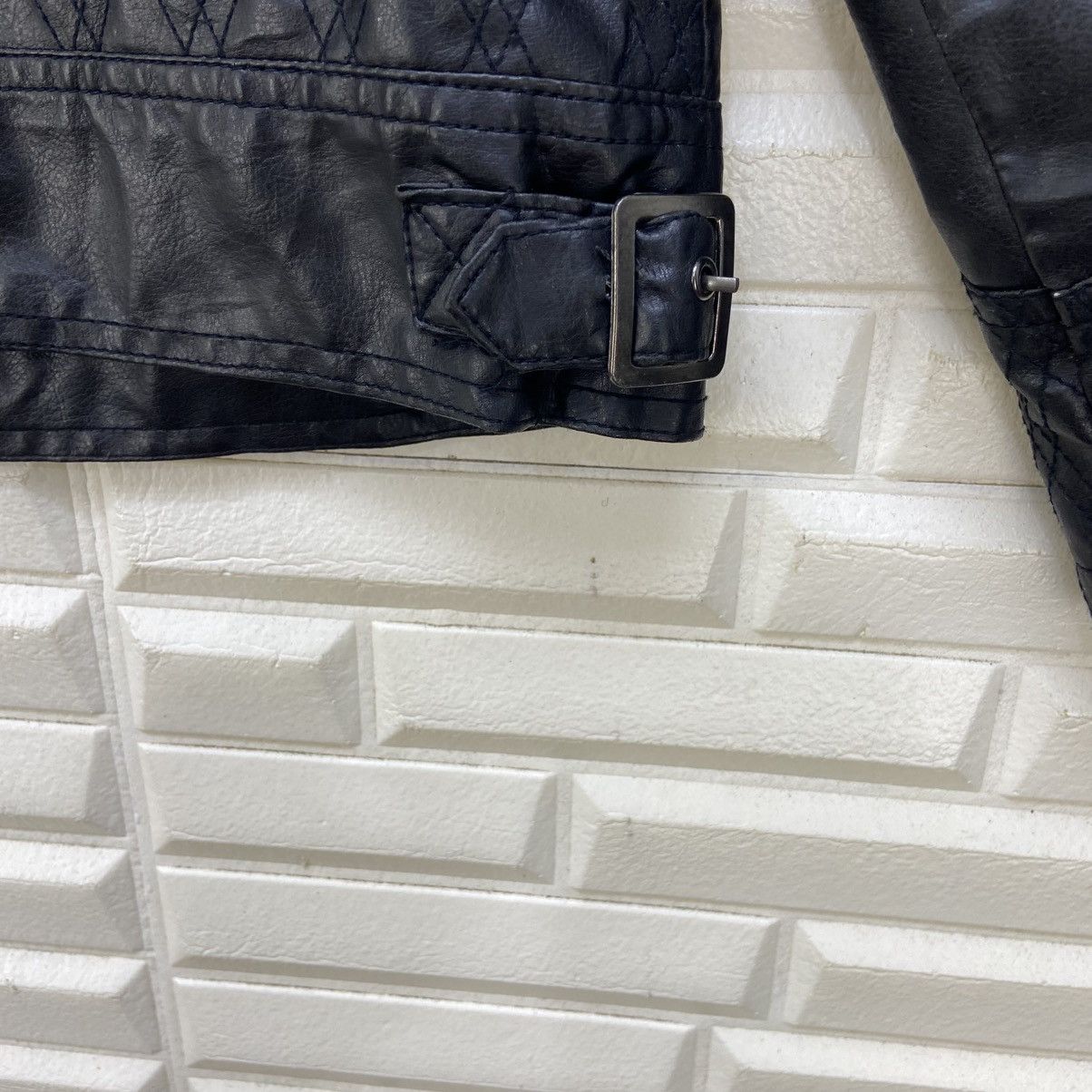 semanticdesign Japanese Brand Semantic Design Synthetic Leather BikerJacket Size US S / EU 44-46 / 1 - 13 Thumbnail