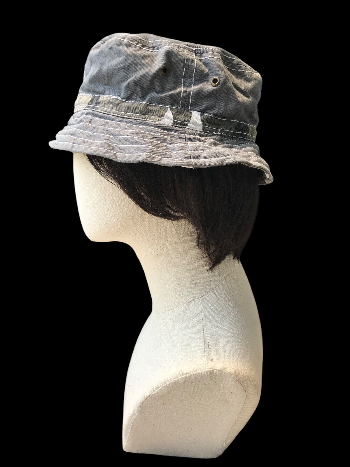 Japanese Brand × Vintage VINTAGE ALPHA INDUSTRIES CAMO BUCKETS HAT Size ONE SIZE - 2 Thumbnail