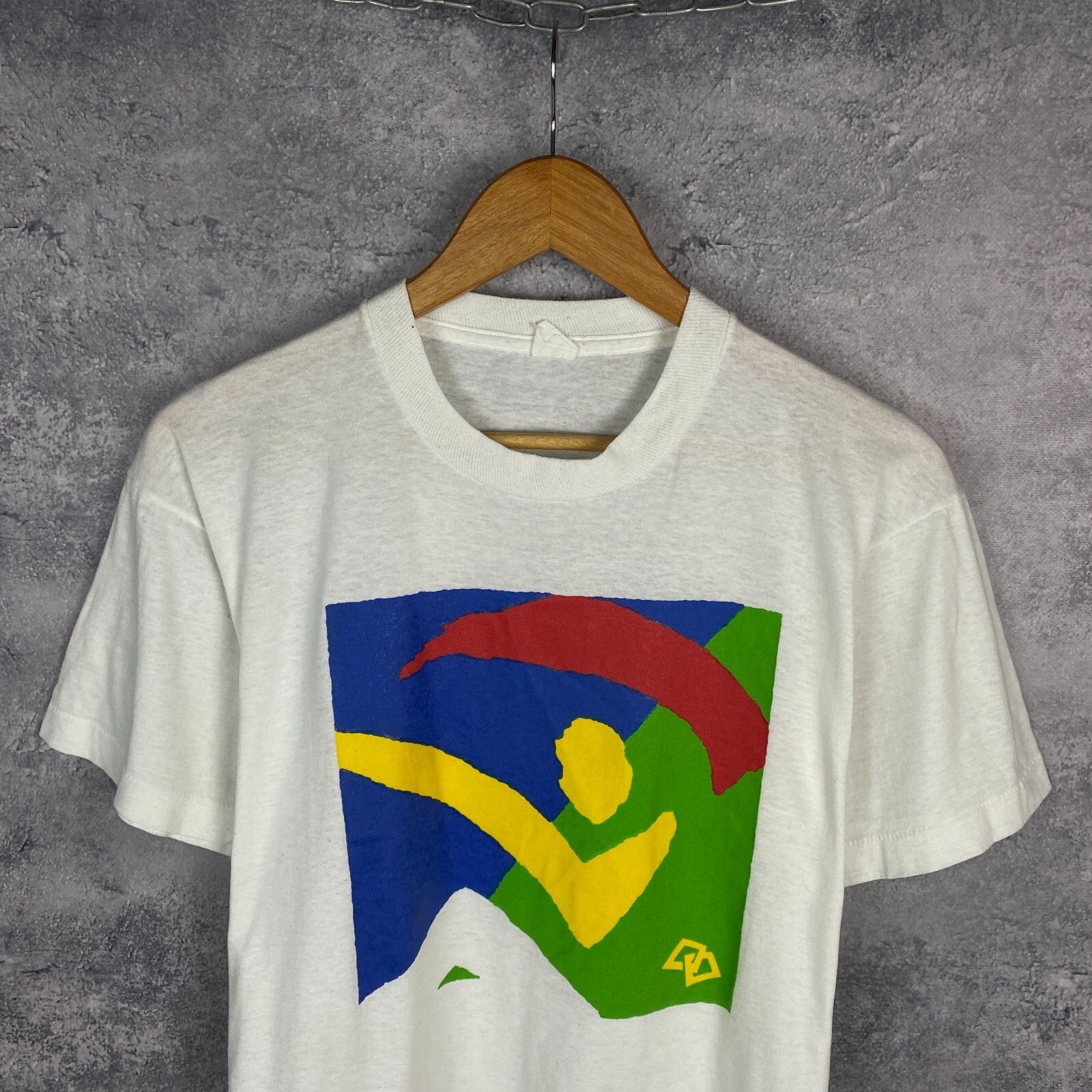 Other Art Tee Men's Size S-M White Short Sleeve ` Size M / US 6-8 / IT 42-44 - 2 Thumbnail