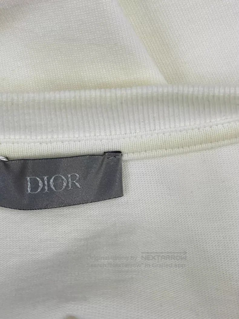 Dior Dior White embroidered flower short-sleeved T-shirt Size US L / EU 52-54 / 3 - 4 Thumbnail