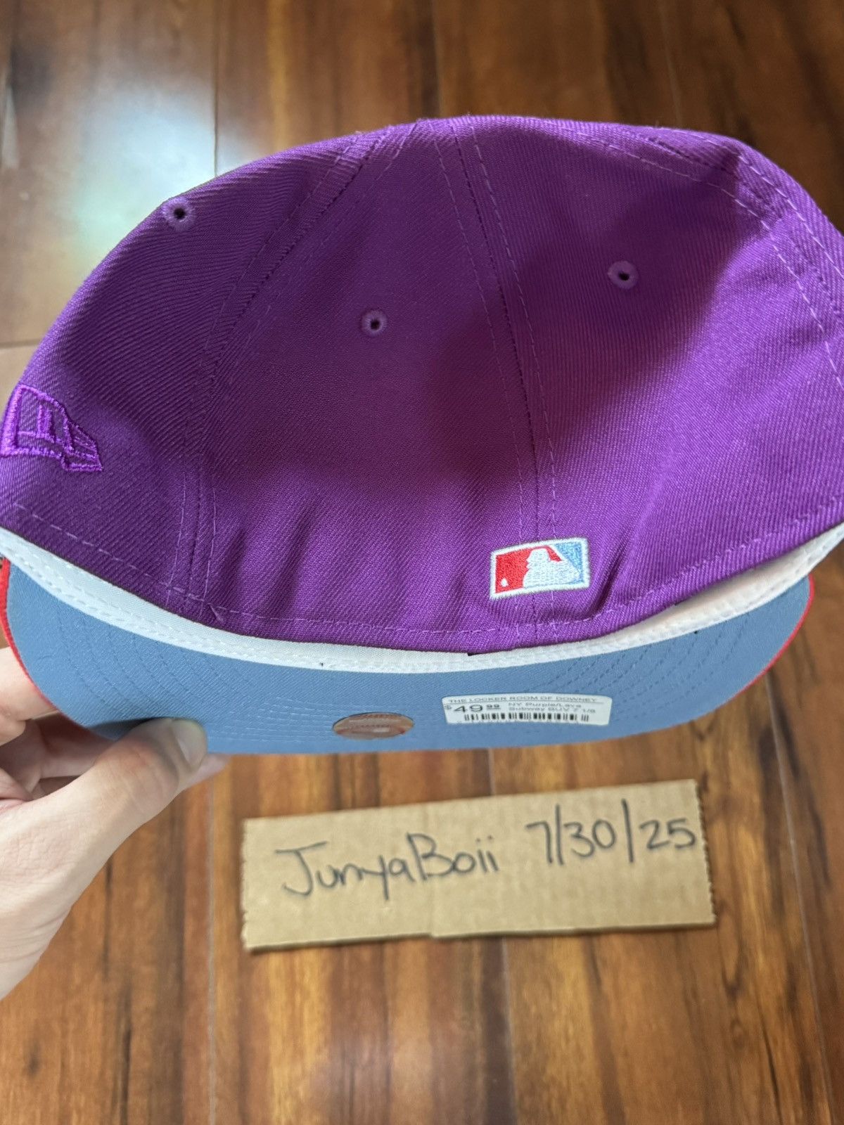 Hat Club Size 7 1/8 NY Yankees 2000 Subway Series Jae Tips Blue UV Size ONE SIZE - 4 Thumbnail