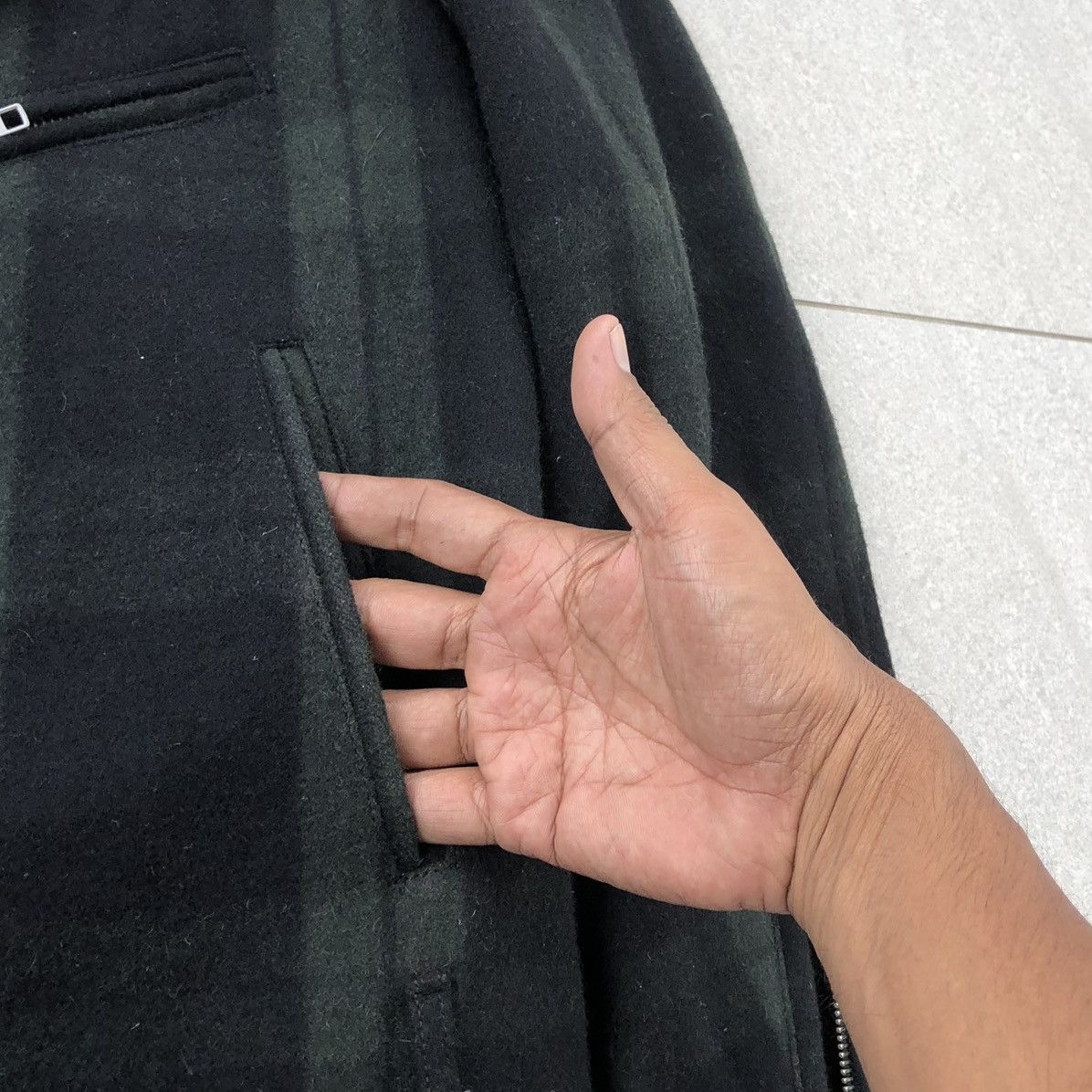 Japanese Brand Japanese Brand Corisco Wool Biker Jacket Black Tartan Size US M / EU 48-50 / 2 - 8 Thumbnail