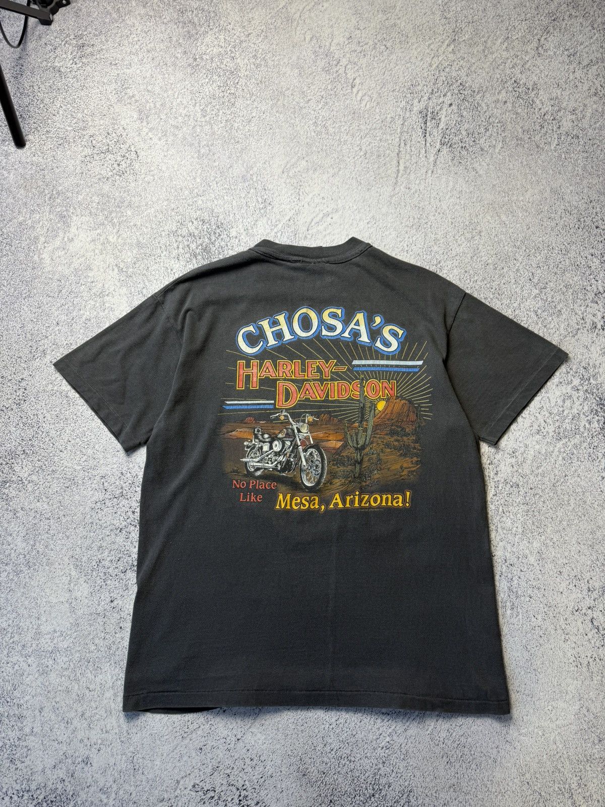 Harley Davidson Vintage Harley Davidson 1993 USA Chosa’s Mesa Arizona Y2K Size US L / EU 52-54 / 3 - 17 Thumbnail