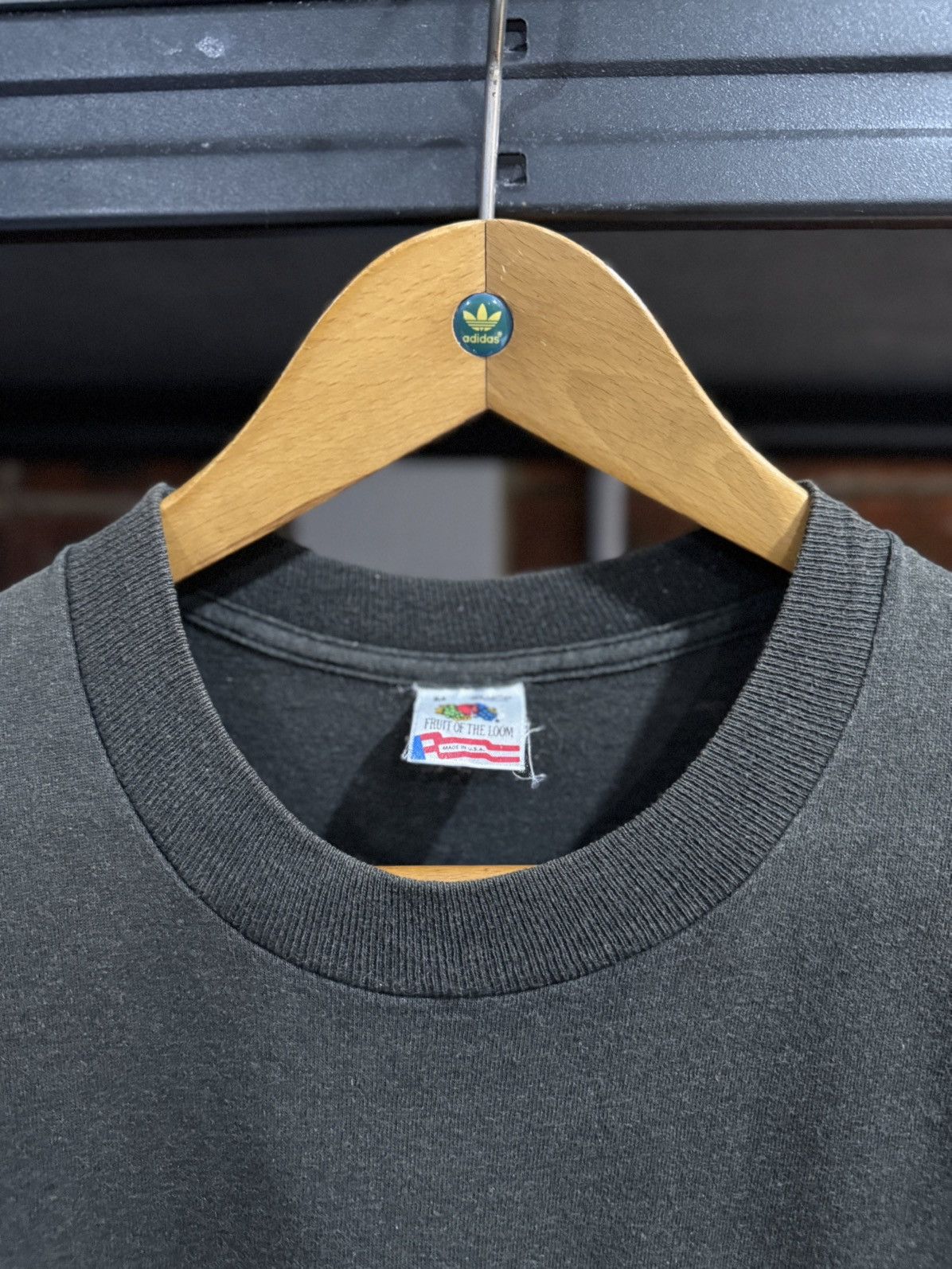 Anvil × Harley Davidson × Vintage Thrashed Vintage 90sHarley Davidson Pocket Sun Faded Anvil T Size US M / EU 48-50 / 2 - 10 Thumbnail