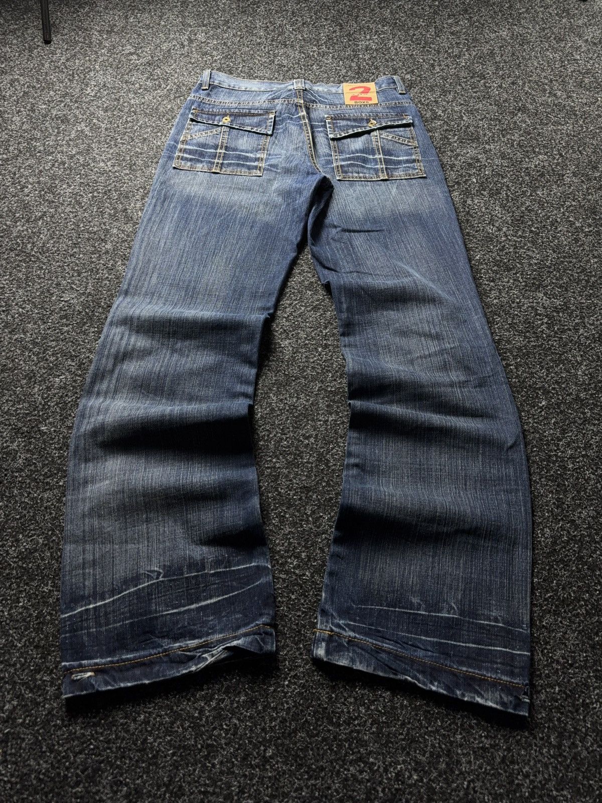 Japanese Brand Avant-garde 00s Retro Vintage baggy Japanese Y2K Denim pants Size US 33 - 10 Thumbnail