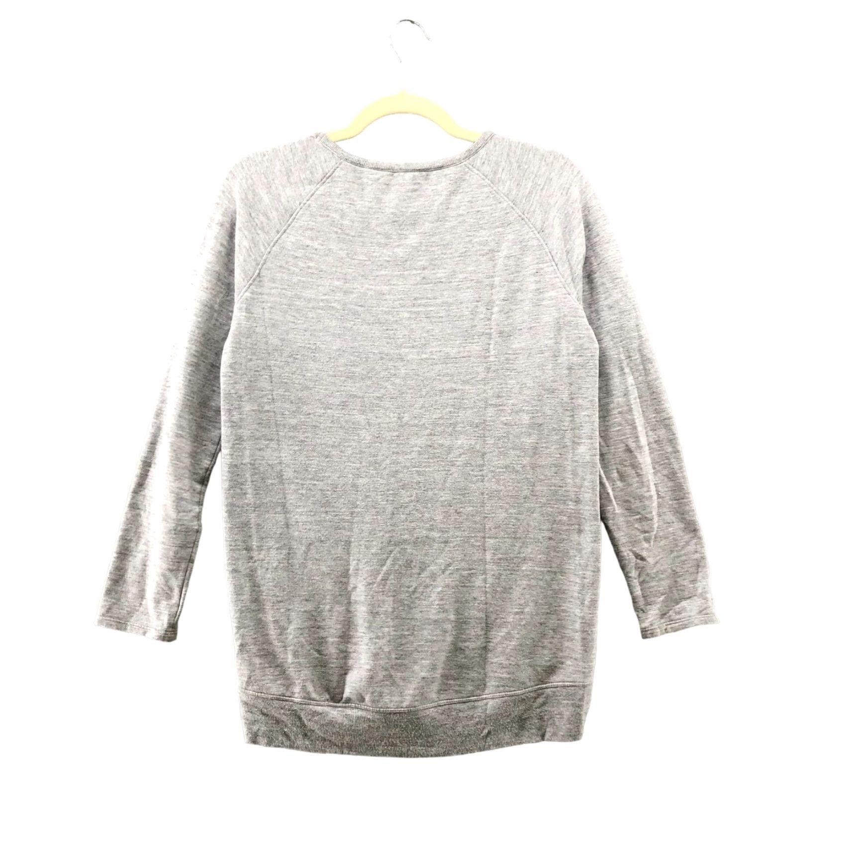 Athleta Athleta Sweatshirt Womens XXS Gray Relaxed Crewneck Longline Lightweight Size XXS / US 00 / IT 34 - 2 Thumbnail