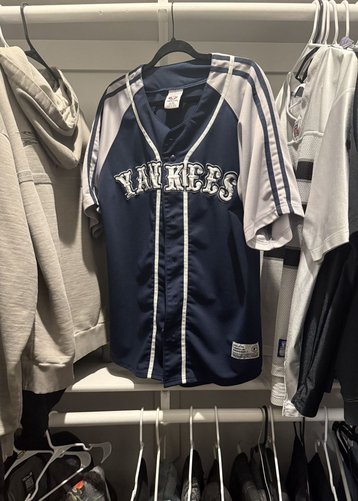 MLB YANKEES Y2K JERSEY NAVY BLUE Size US L / EU 52-54 / 3 - 1 Thumbnail