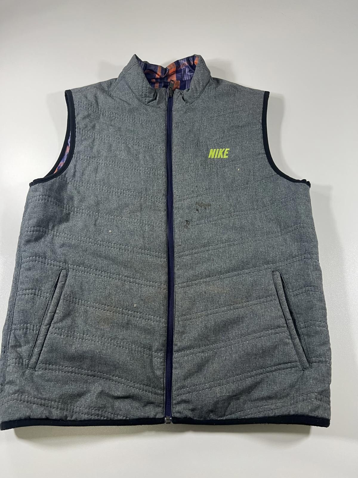 Nike Nike Men's Plaid Puffer Vest reversible Size US L / EU 52-54 / 3 - 5 Thumbnail