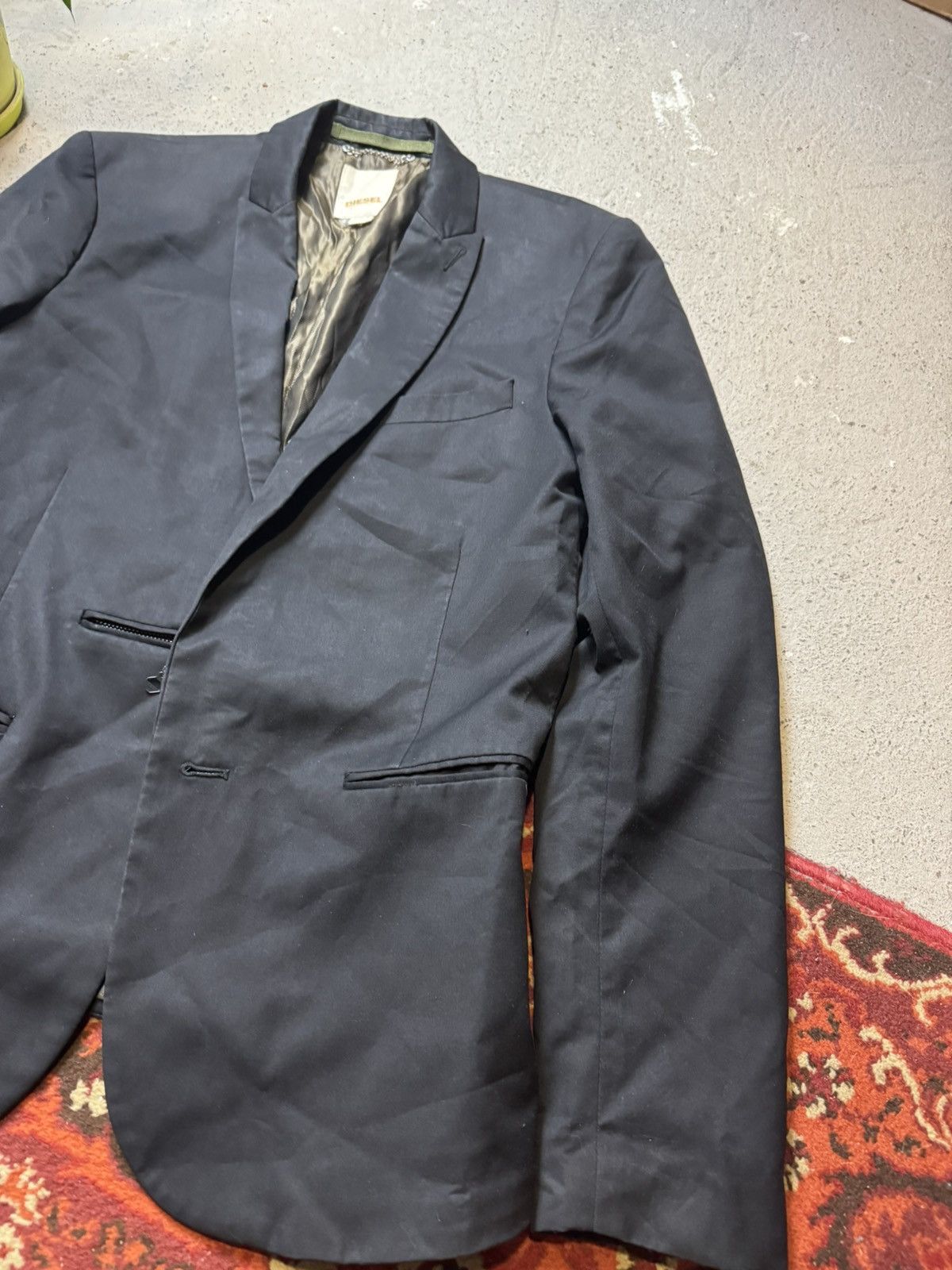 Diesel × Vintage Vintage Diesel Avantgarde Blazers Contractor Size 42R - 2 Thumbnail