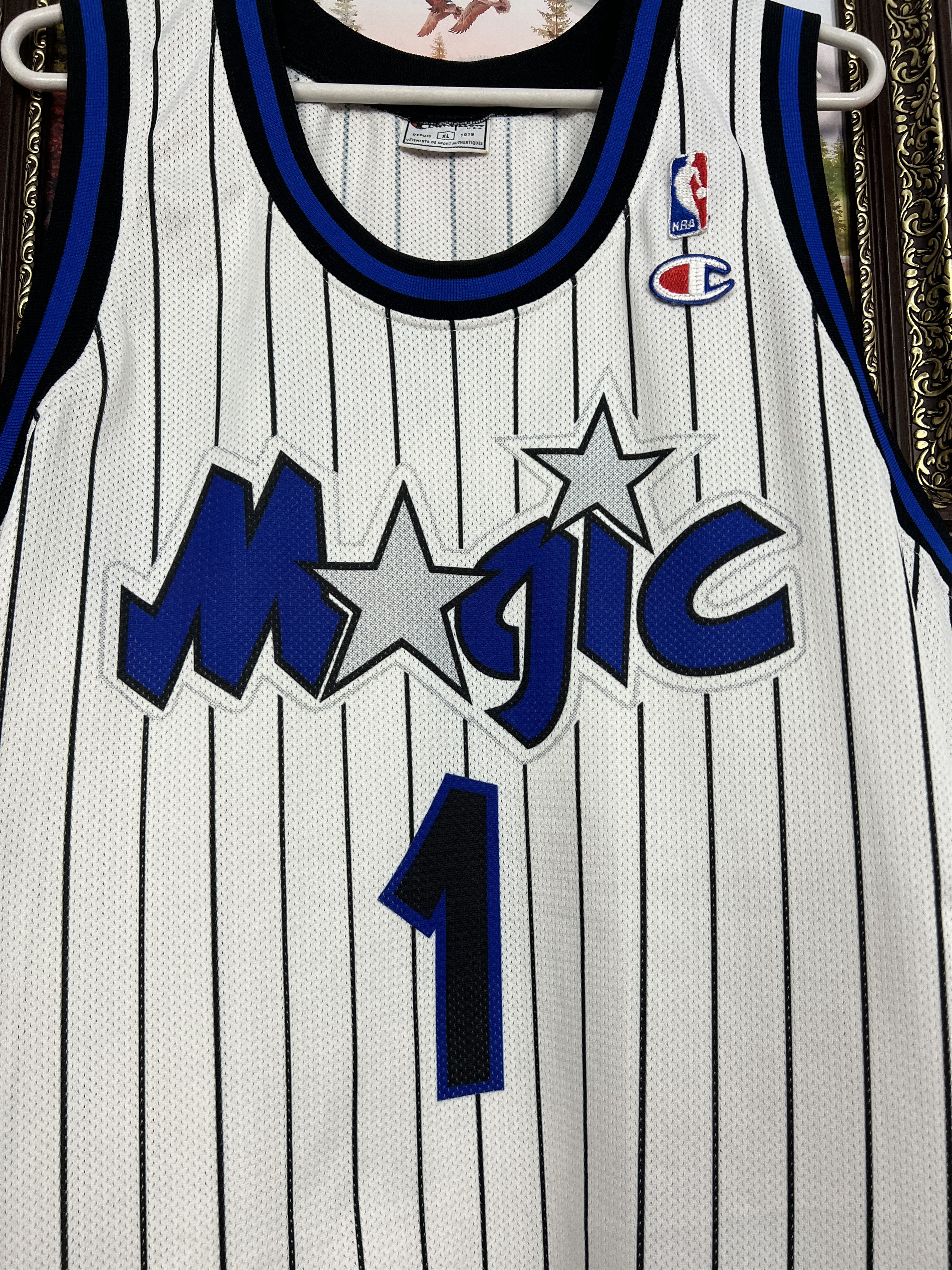 Champion Vintage Champion Orlando Magic NBA Jersey A. Hardaway Shirt Size US XL / EU 56 / 4 - 4 Thumbnail