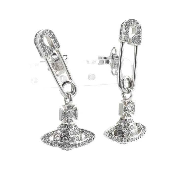 Vivienne Westwood Vivienne Westwood Lucrece Crystal Brooch Earrings 0079 Size ONE SIZE - 1 Thumbnail