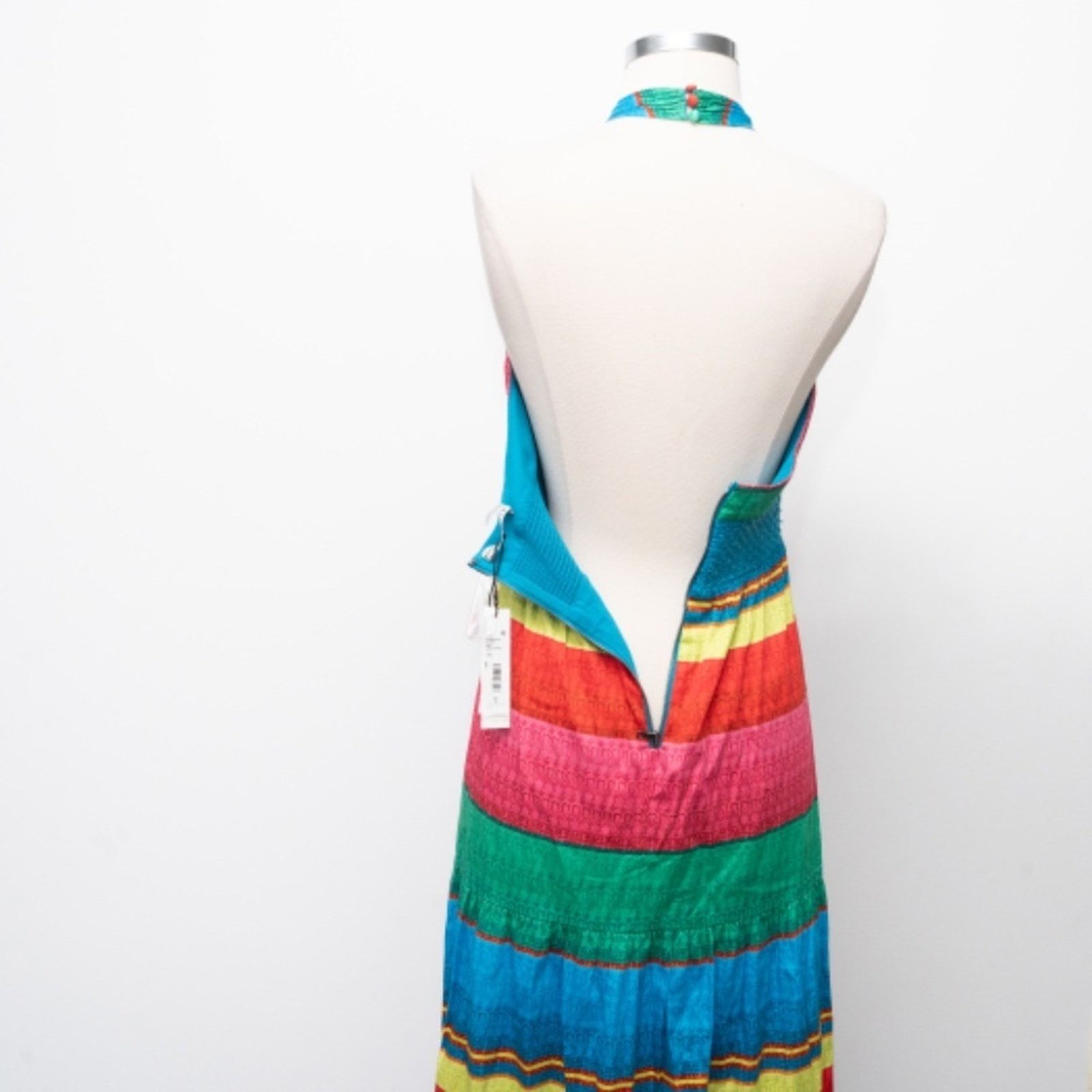Alice + Olivia Alice And Olivia. Lyndon tiered halter neck maxi dress. Size XS / US 0-2 / IT 36-38 - 11 Thumbnail