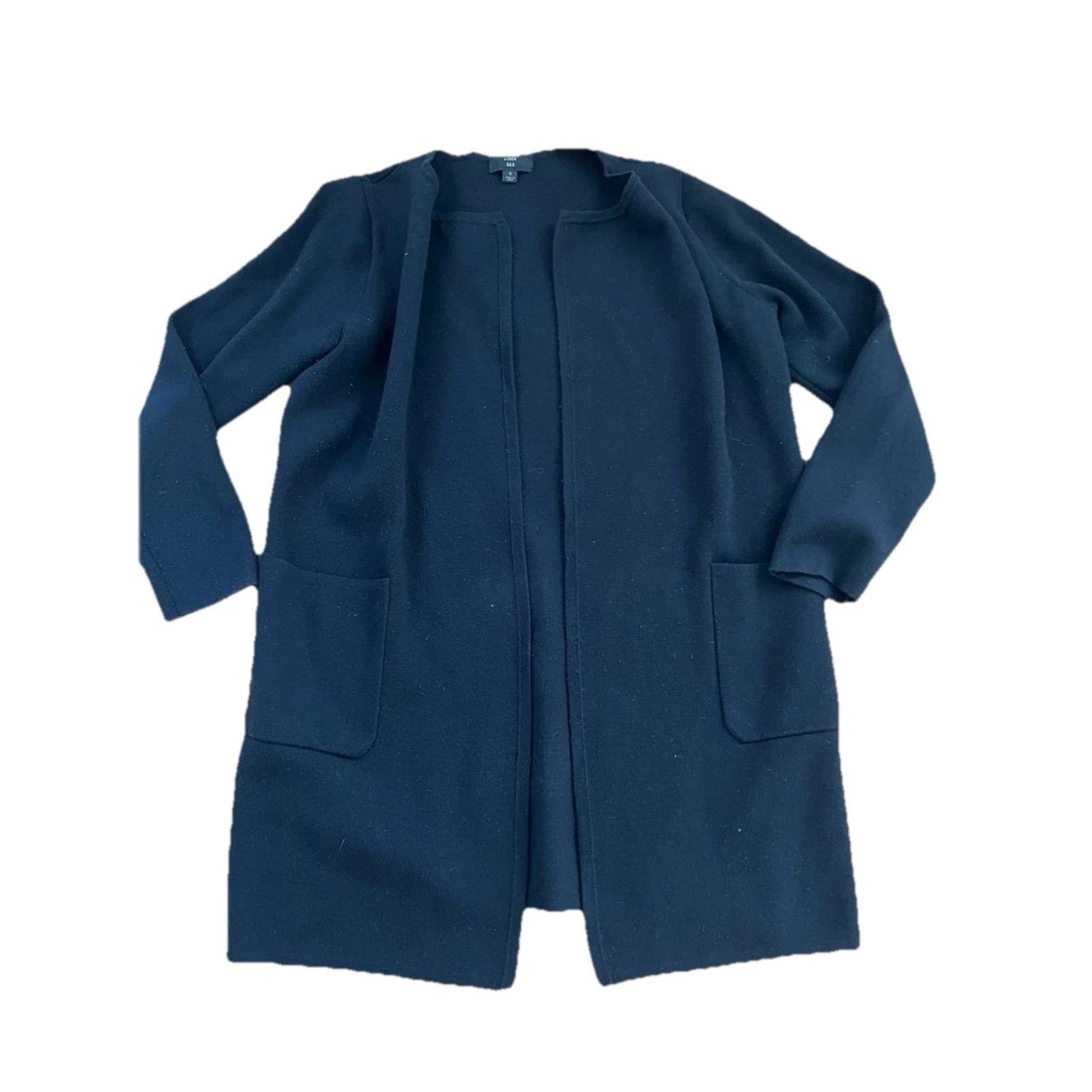J.Crew J.Crew 365 Sweater Coat Cardigan Wool Pockets S A001316 Size S / US 4 / IT 40 - 2 Thumbnail