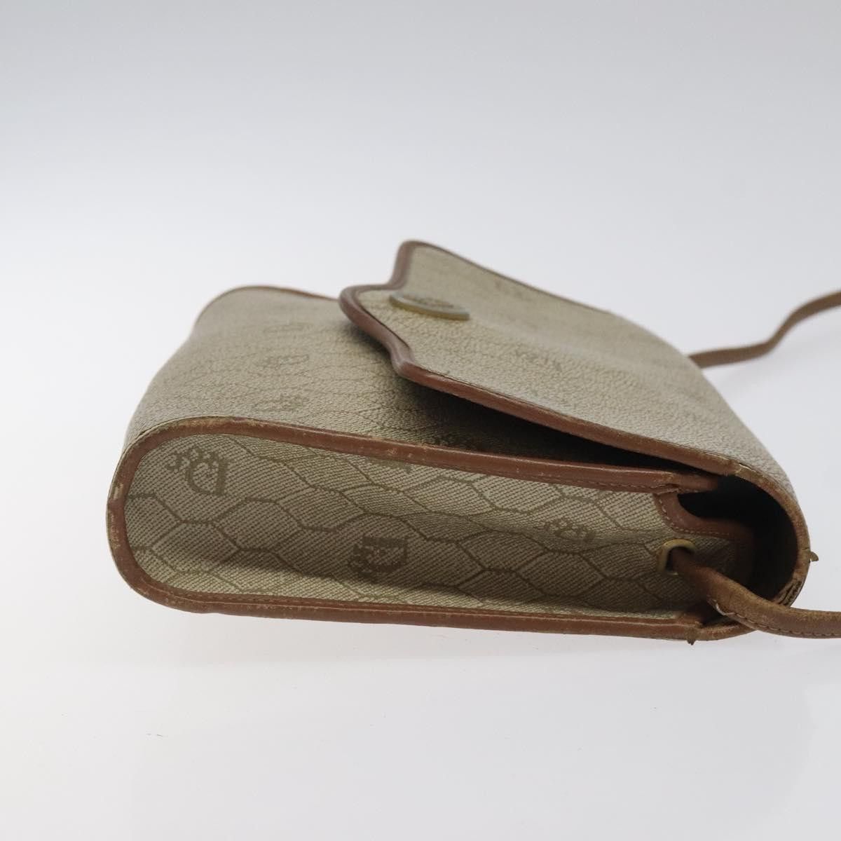 Dior DIOR Honeycomb Canvas Shoulder Bag Pvc Leather Beige Gold Size ONE SIZE - 4 Thumbnail