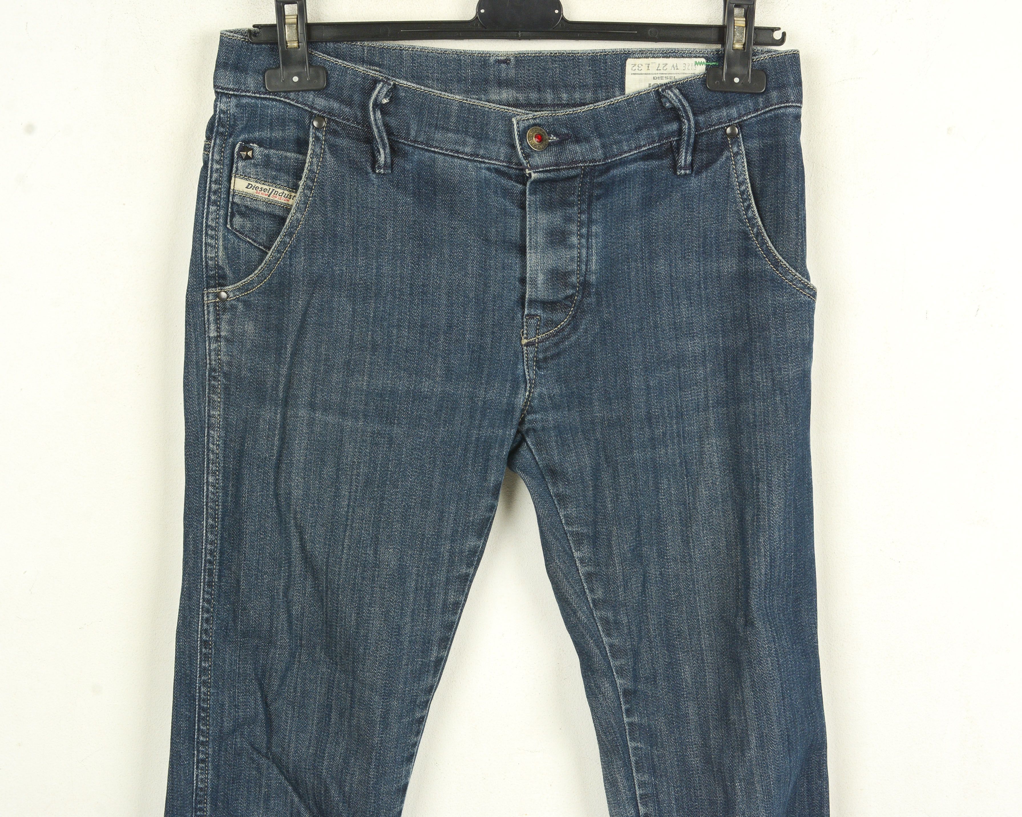 Diesel JOYZE Womens W27 L32 Straight Stretch Jeans Regular Fit Size 27" / US 4 / IT 40 - 2 Thumbnail