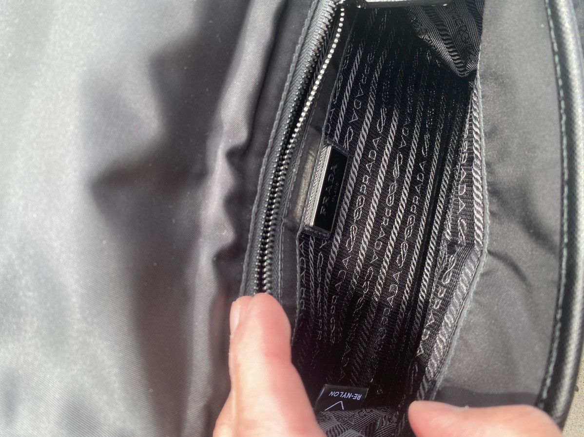 Prada PRADA Re-Nylon and Saffiano leather shoulder bag Size ONE SIZE - 9 Thumbnail